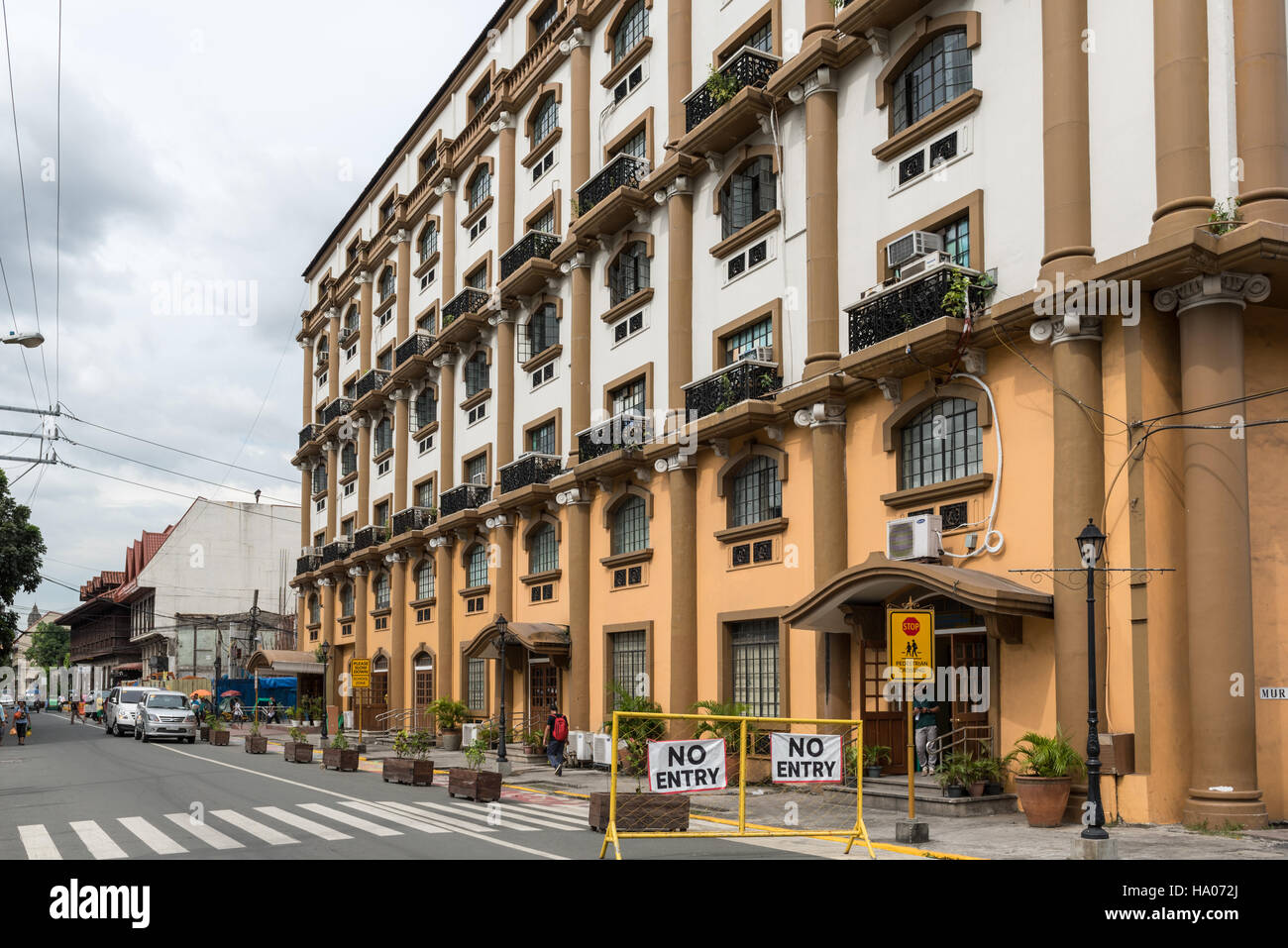 Università della città di Manila in Intramuros che è una vecchia area fortificata delle Filippine città capitale Foto Stock