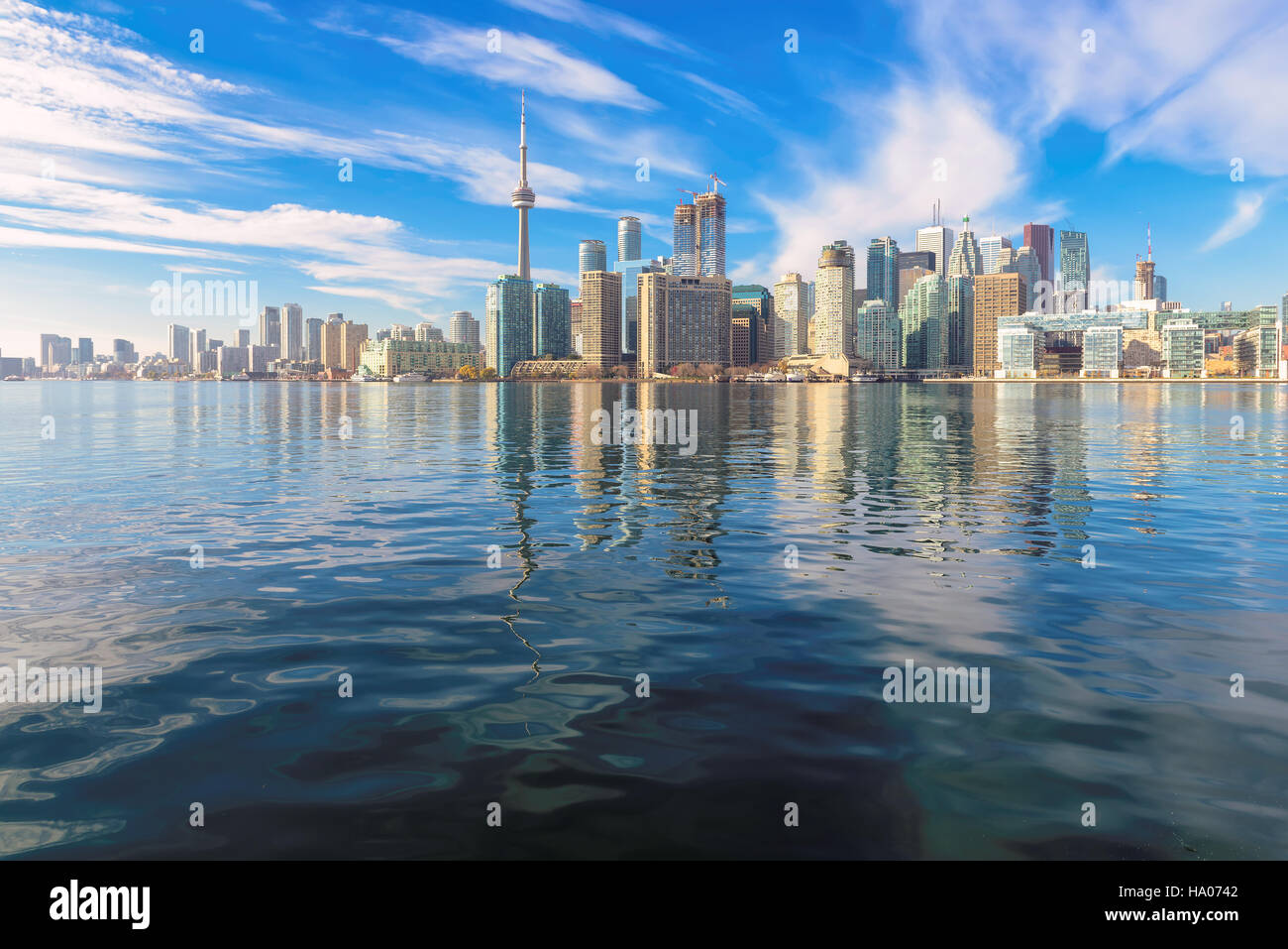Lo Skyline di Toronto, Canada Foto Stock
