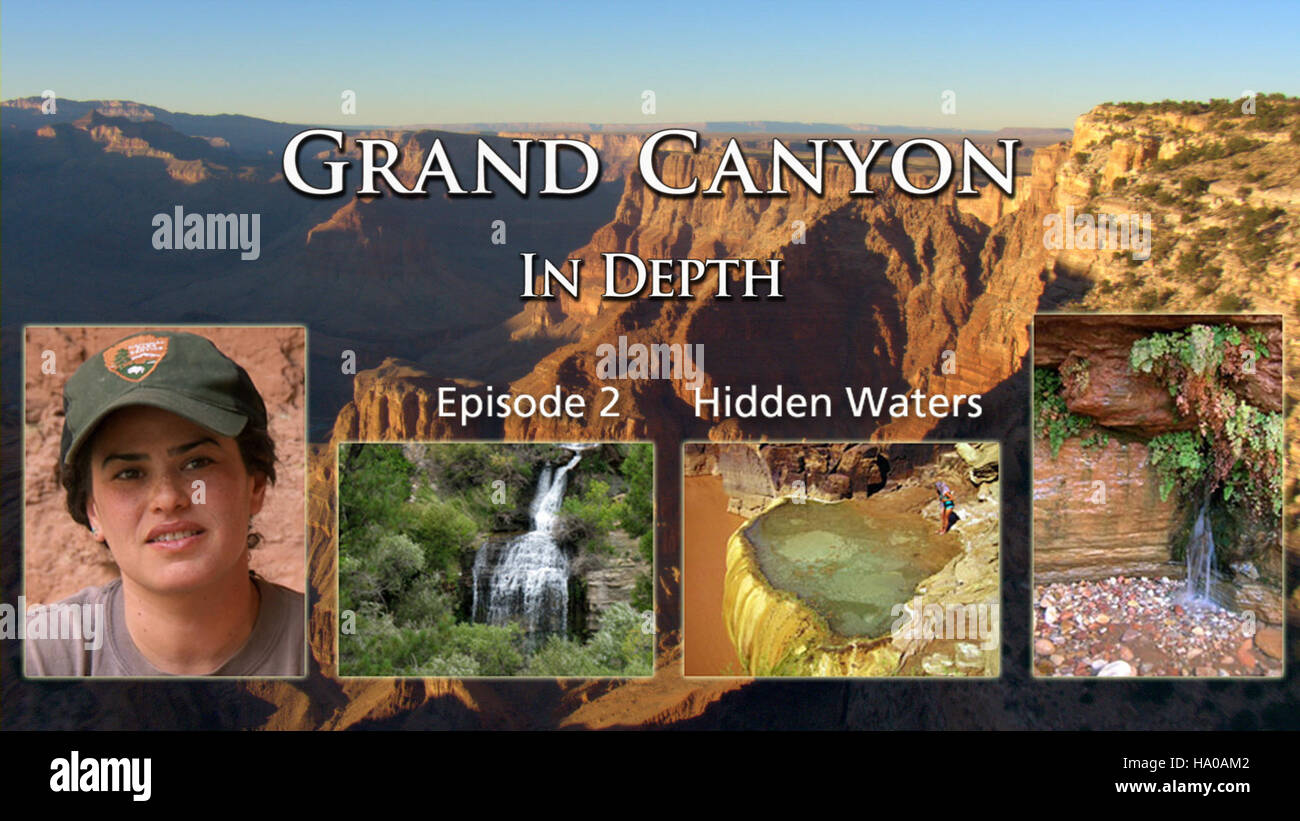 La serie di video Hidden Waters del Grand Canyon esplora i complessi sistemi idrici che sostengono l'ecosistema del canyon. L'episodio 2 approfondisce i cicli naturali dell'acqua e il loro ruolo nella biodiversità e nella sopravvivenza del parco. Foto Stock