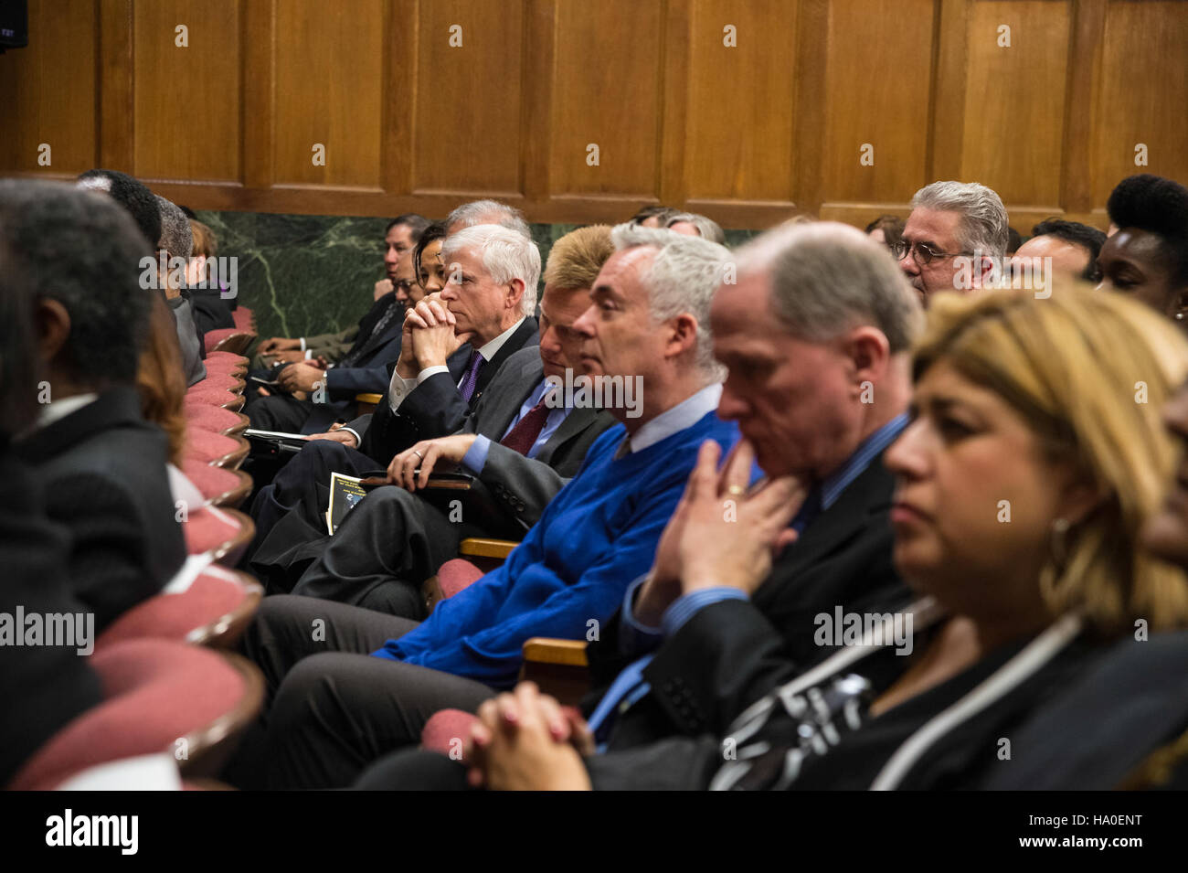 L'USDA ha tenuto una celebrazione in onore del Dr. Martin Luther King Jr. Al Jefferson Auditorium, riconoscendo la sua eredità e il ruolo dell'agricoltura nella promozione della giustizia sociale ed economica. L’evento ha evidenziato l’impegno dell’USDA a favore dell’uguaglianza e del servizio comunitario. Foto Stock