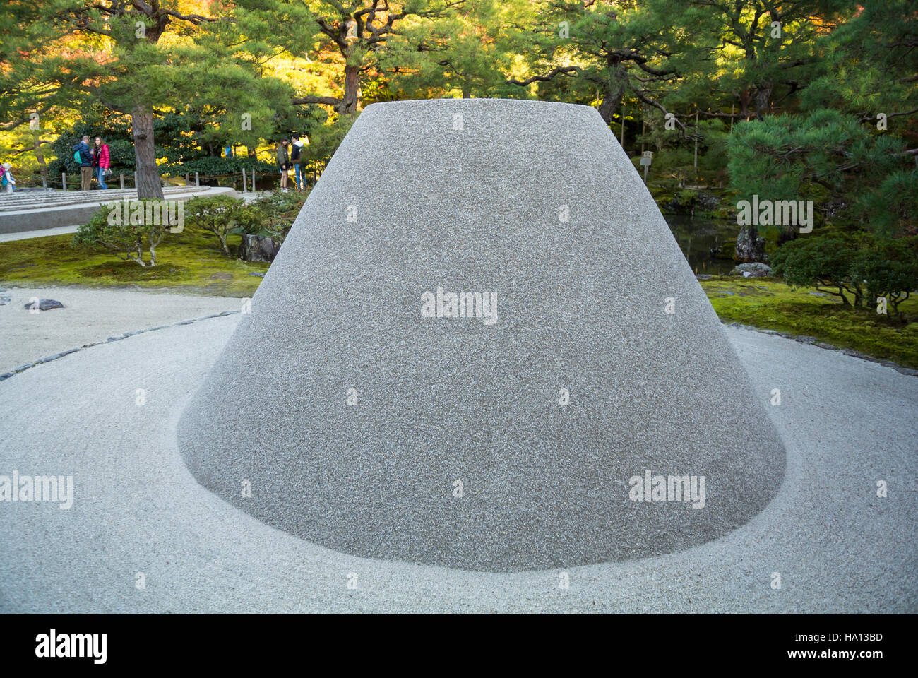 Dettagli del giardino Ginkakuji Kyoto in Giappone Foto Stock