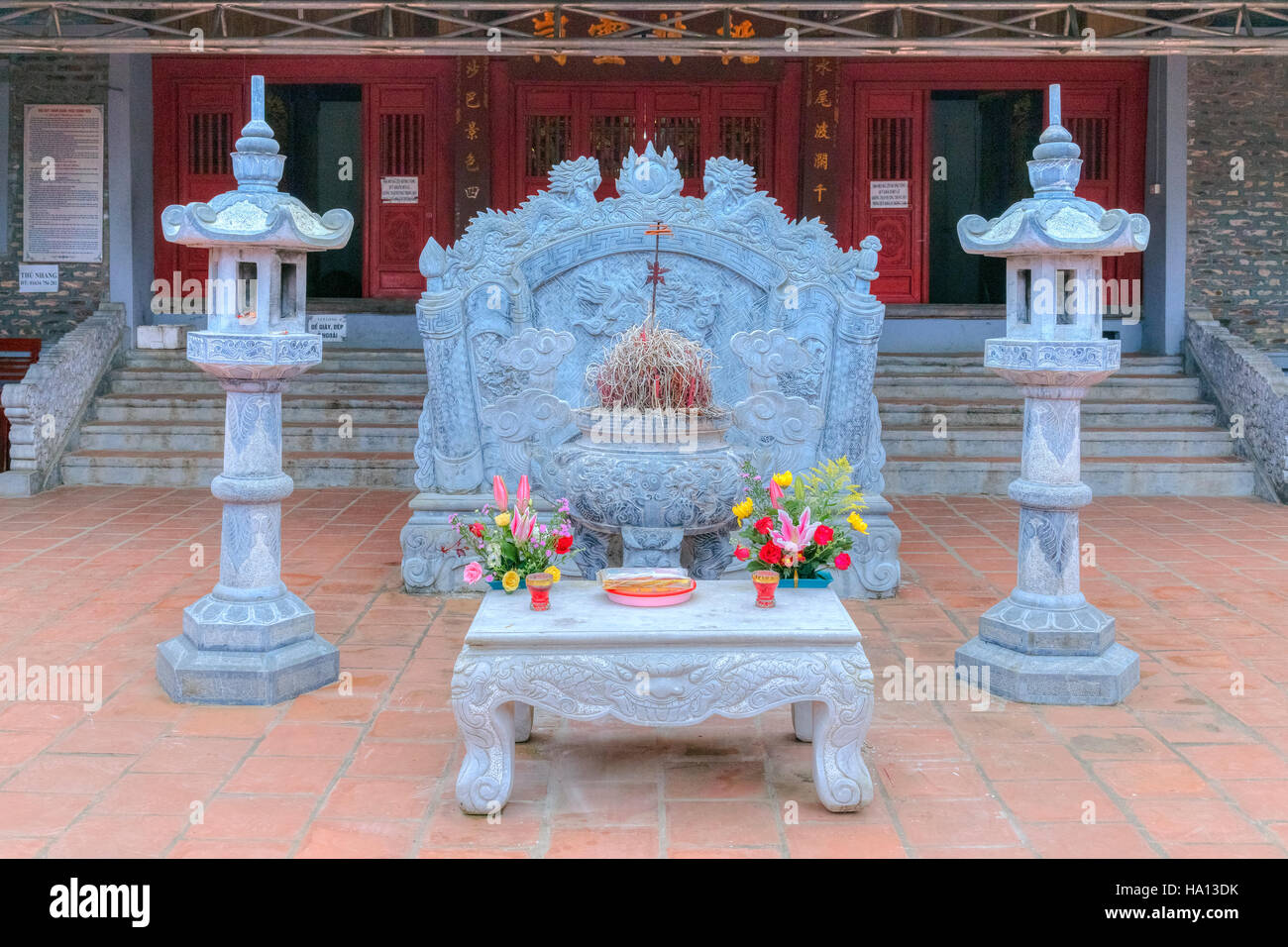 Tempio buddista di Sapa, Lao Cai, Vietnam Asia Foto Stock