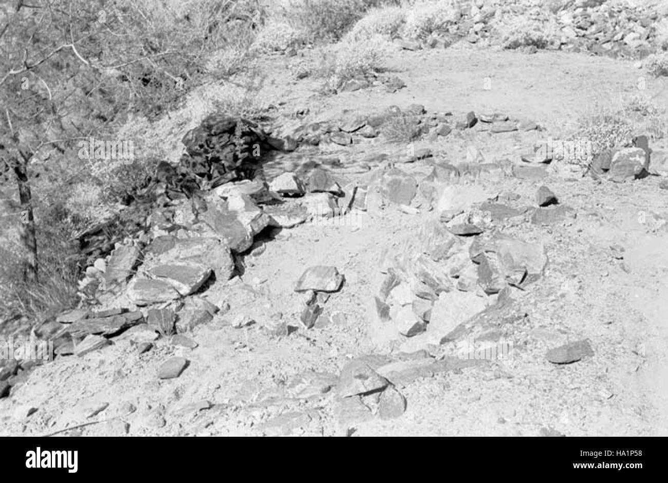 Grand Canyon nps 05160 4738920945 Grand Canyon- storico Anasazi rovine 1968 Foto Stock