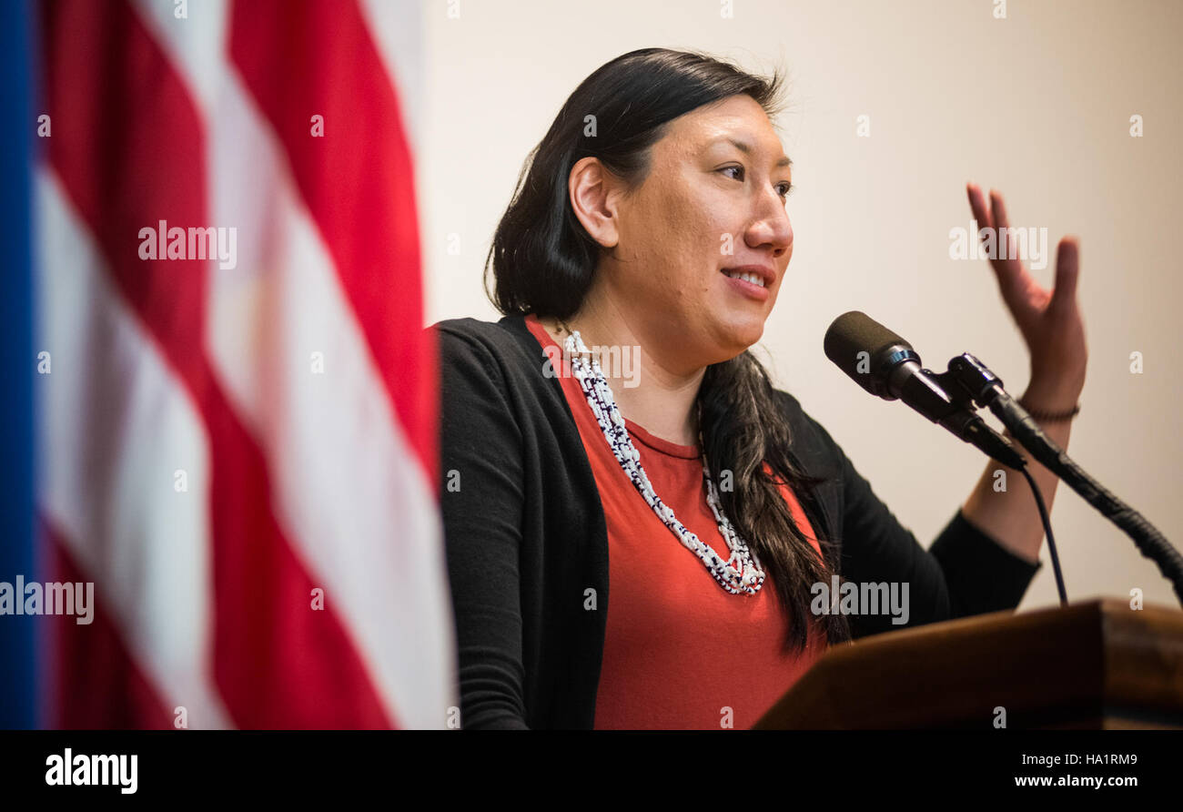 L'osservanza da parte dell'USDA del patrimonio indiano americano e dei nativi dell'Alaska mette in evidenza l'intersezione tra culture indigene, scienze ambientali e politiche governative sulle terre indigene e sulla gestione delle risorse. Foto Stock