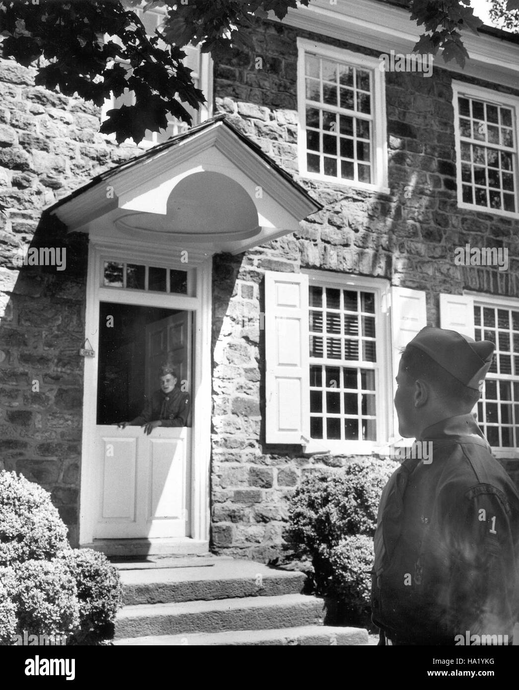 Il Valley Forge National Park, situato in Pennsylvania, conserva siti storici e paesaggi naturali, offrendo ai visitatori opportunità educative per conoscere la storia americana e gli sforzi per la conservazione della natura. Foto Stock