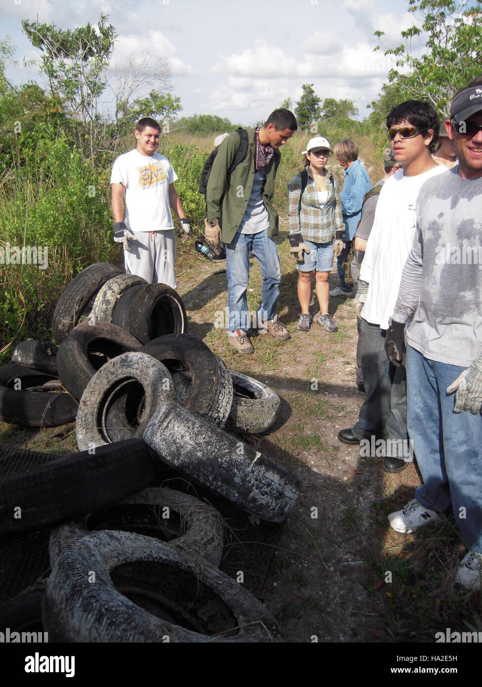 Everglades la pila grande- ancora in attesa di distacco Foto Stock