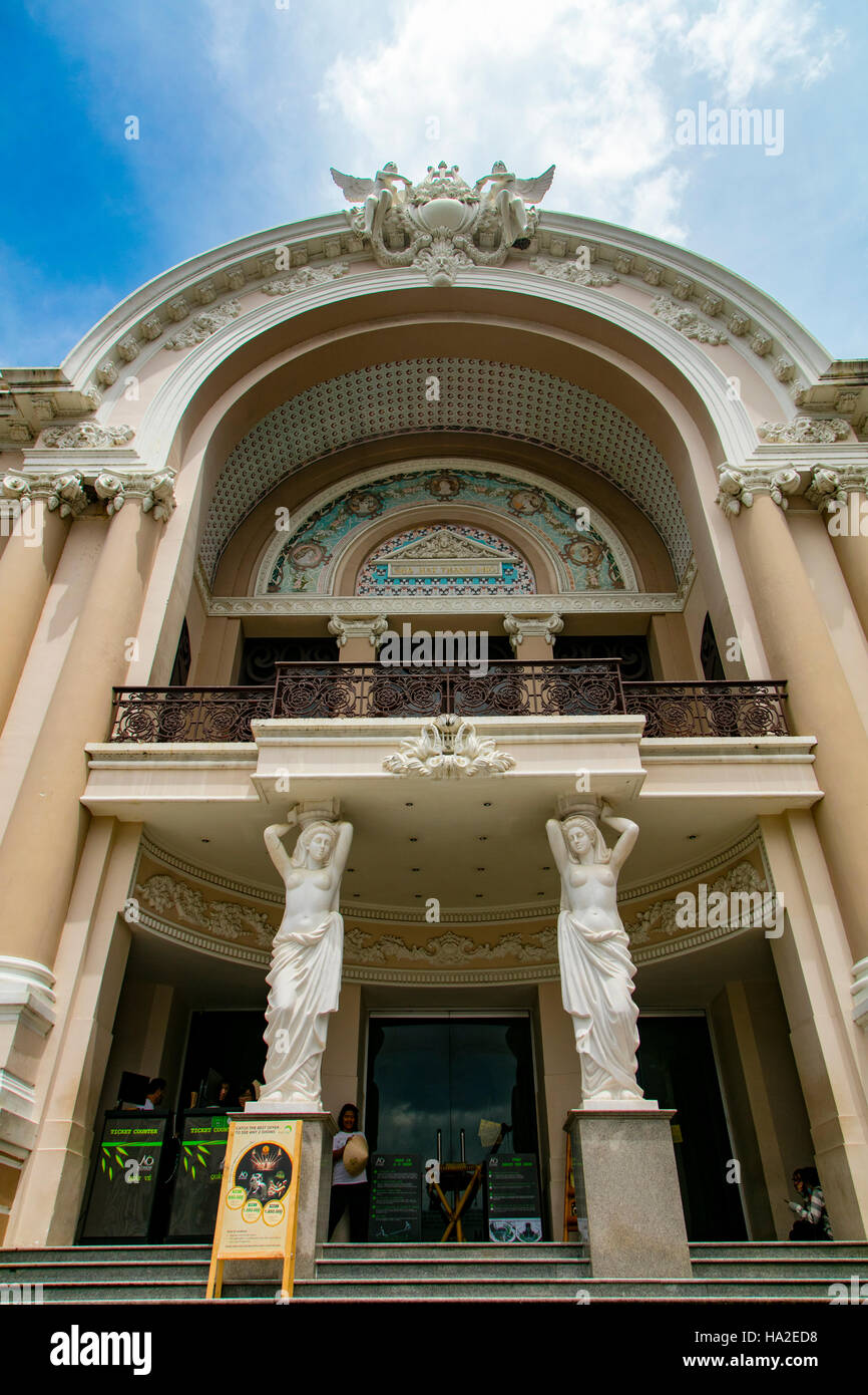 Opera House, a Saigon, Vietnam, Asia Foto Stock