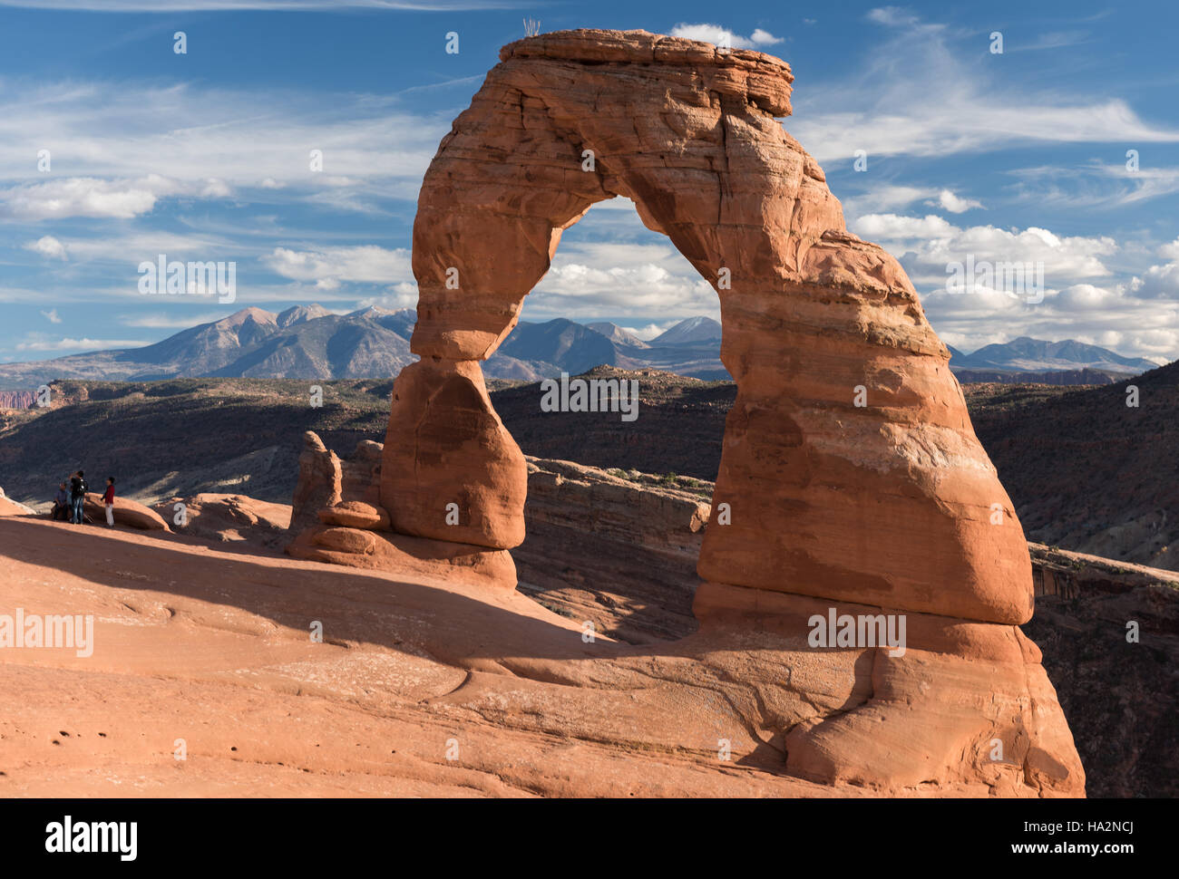 Delicate Arch, Arches National Park nello Utah. Foto Stock