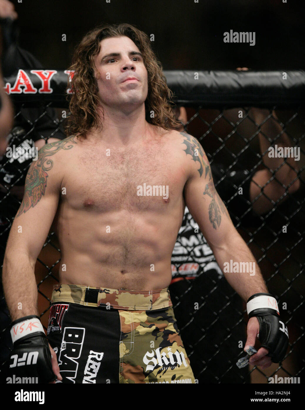 Guida di argilla in UFC 74 durante una di mixed martial arts corrispondono al Mandalay Bay Events Centre di Las Vegas su Sabato, Agosto 25, 2007. Photo credit: Francesco Specker Foto Stock