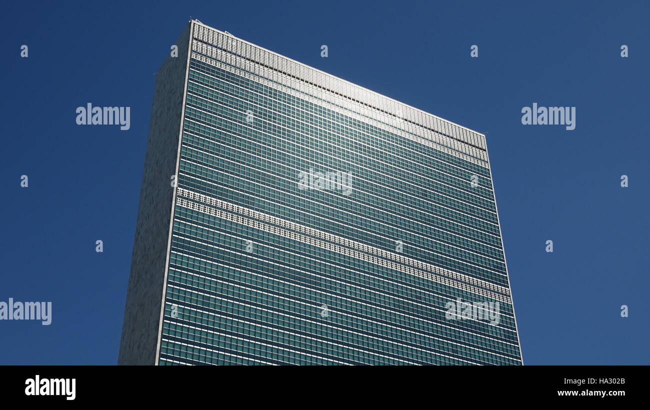 La sede dell ONU a New York Foto Stock