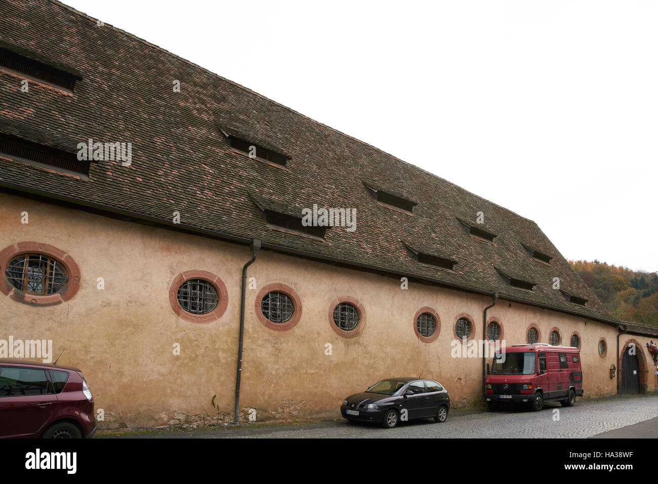 Medievale città murata di Büdingen Germania Foto Stock