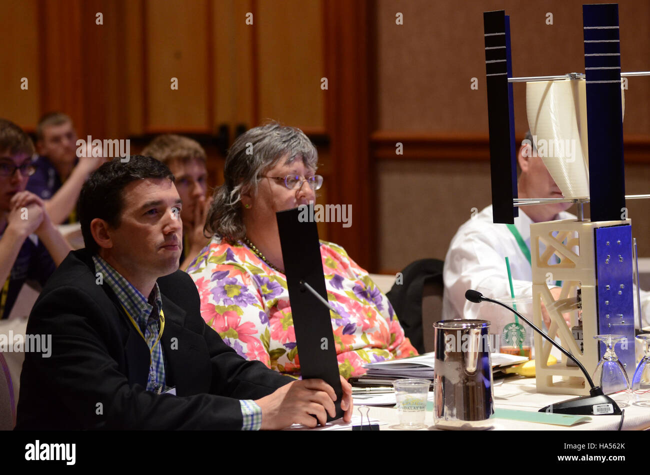 Un progetto del Dipartimento dell'energia incentrato sul miglioramento dell'efficienza energetica e della sostenibilità nelle infrastrutture pubbliche attraverso tecnologie energetiche innovative. Foto Stock