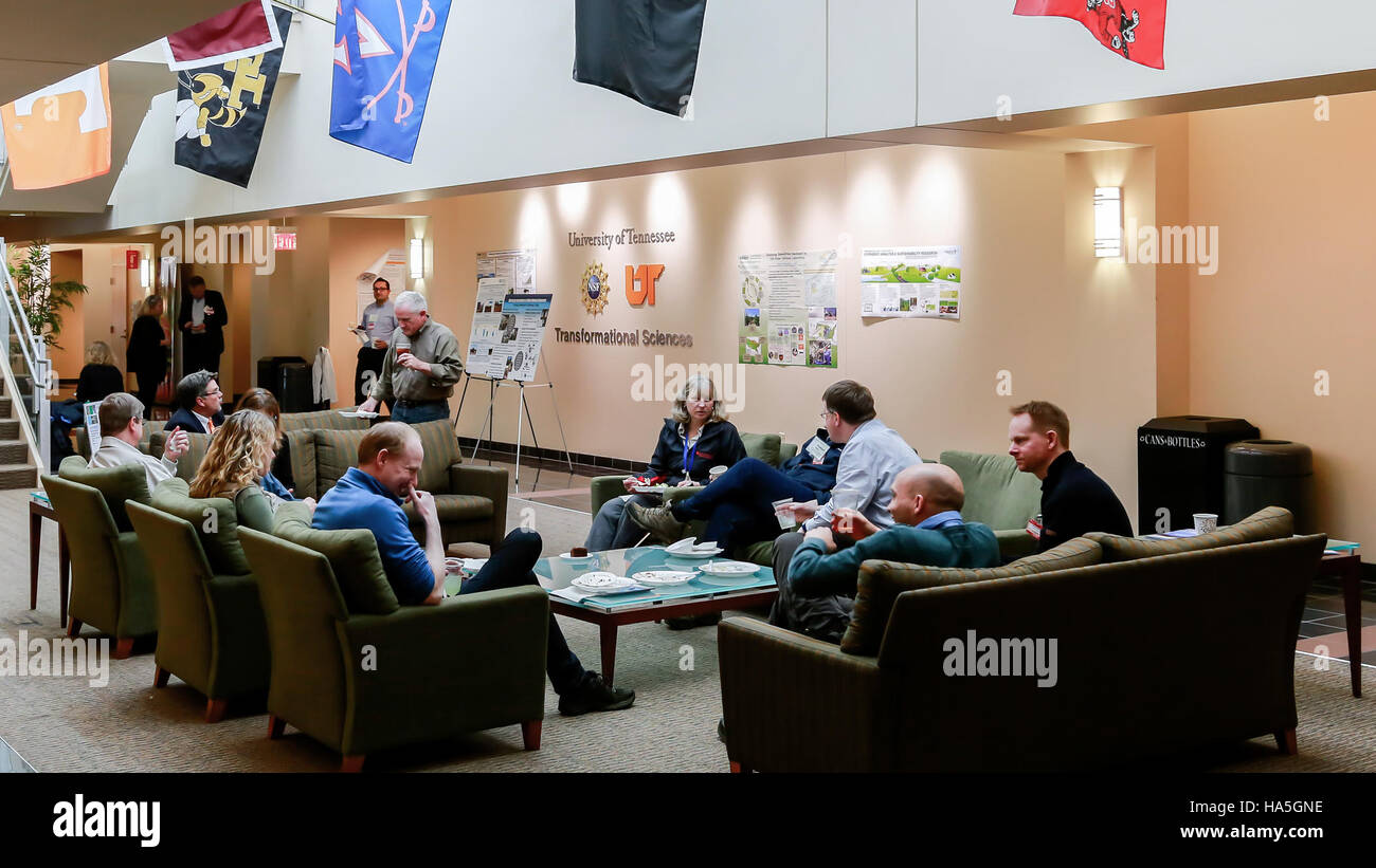 Il Bioenergy Study Tour presso l'Oak Ridge National Laboratory si concentra sui progressi nella ricerca bioenergetica, evidenziando soluzioni e tecnologie energetiche sostenibili. L'evento sottolinea il ruolo dei biocarburanti nel futuro dell'energia pulita. Foto Stock