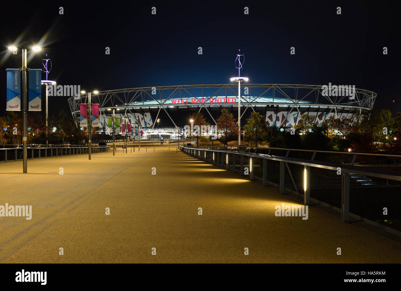 London Stadium, Queen Elizabeth Olympic Park, Stratford, Londra E20, Regno Unito Foto Stock