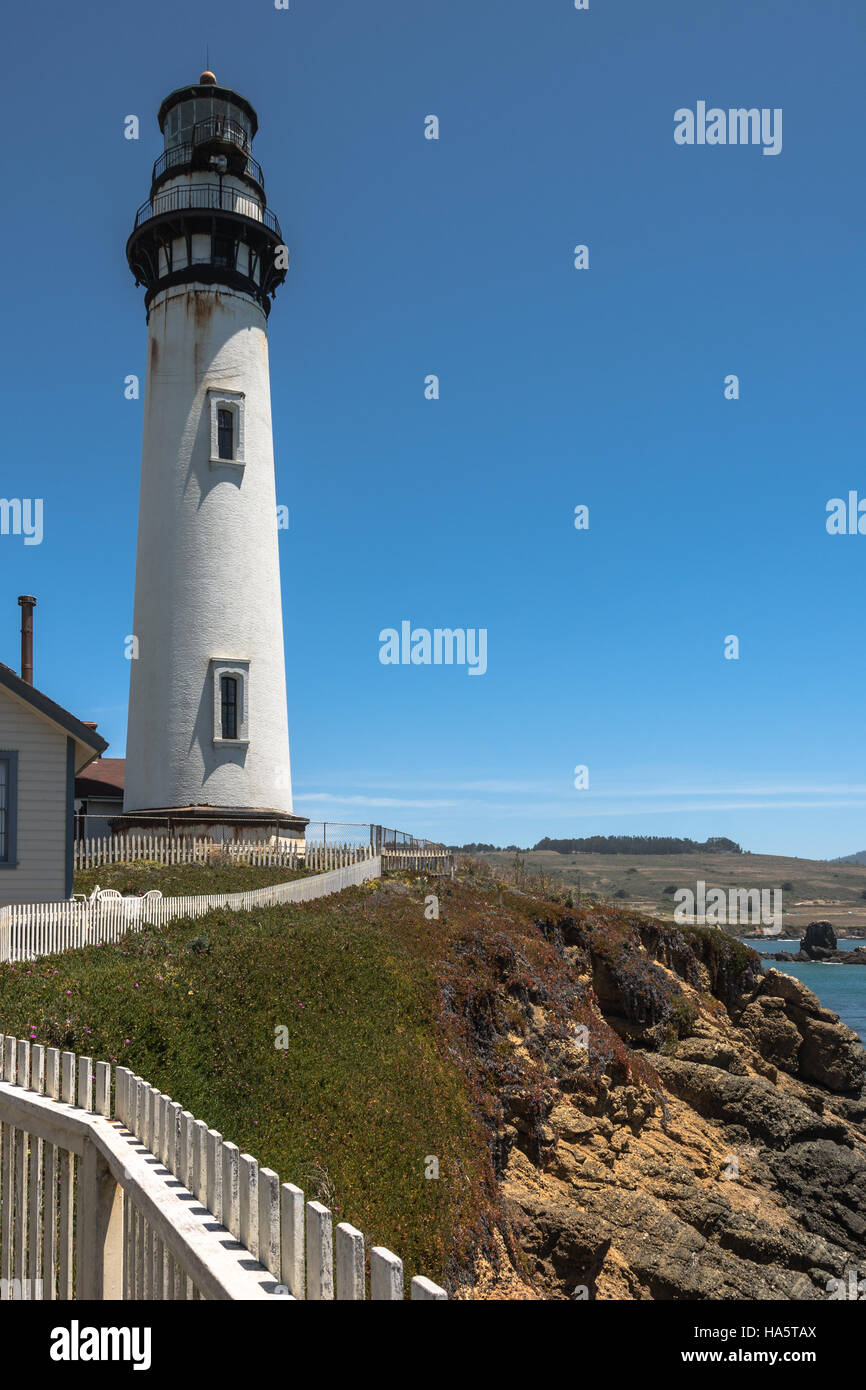 Pigeon Point Lighthouse, California Foto Stock