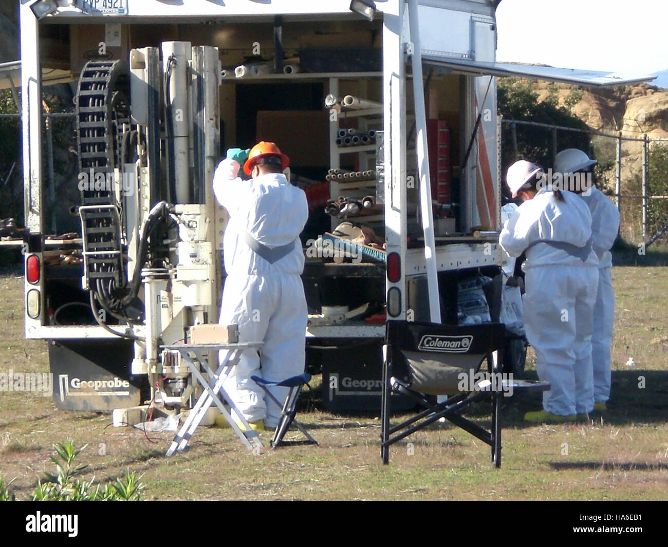 L'iniziativa Recovery Act del Dipartimento dell'energia sostiene gli studi radiologici per informare le decisioni di pulizia, concentrandosi sulla garanzia della sicurezza e dell'integrità ambientale nelle aree colpite. Foto Stock