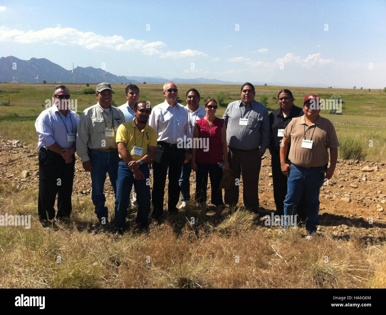 Il 18 giugno 2012 si è tenuto un incontro tra il Dipartimento dell'energia e i leader tribali, incentrato sulle risorse energetiche, le politiche e la collaborazione tra il governo e le comunità indigene nella gestione dell'energia e la sostenibilità ambientale. Foto Stock