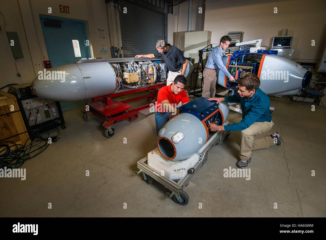 Questa foto della settimana mostra un'esplorazione di particelle radioattive trasportate dall'aria e il loro impatto sulla salute ambientale all'interno dei parchi nazionali. Foto Stock