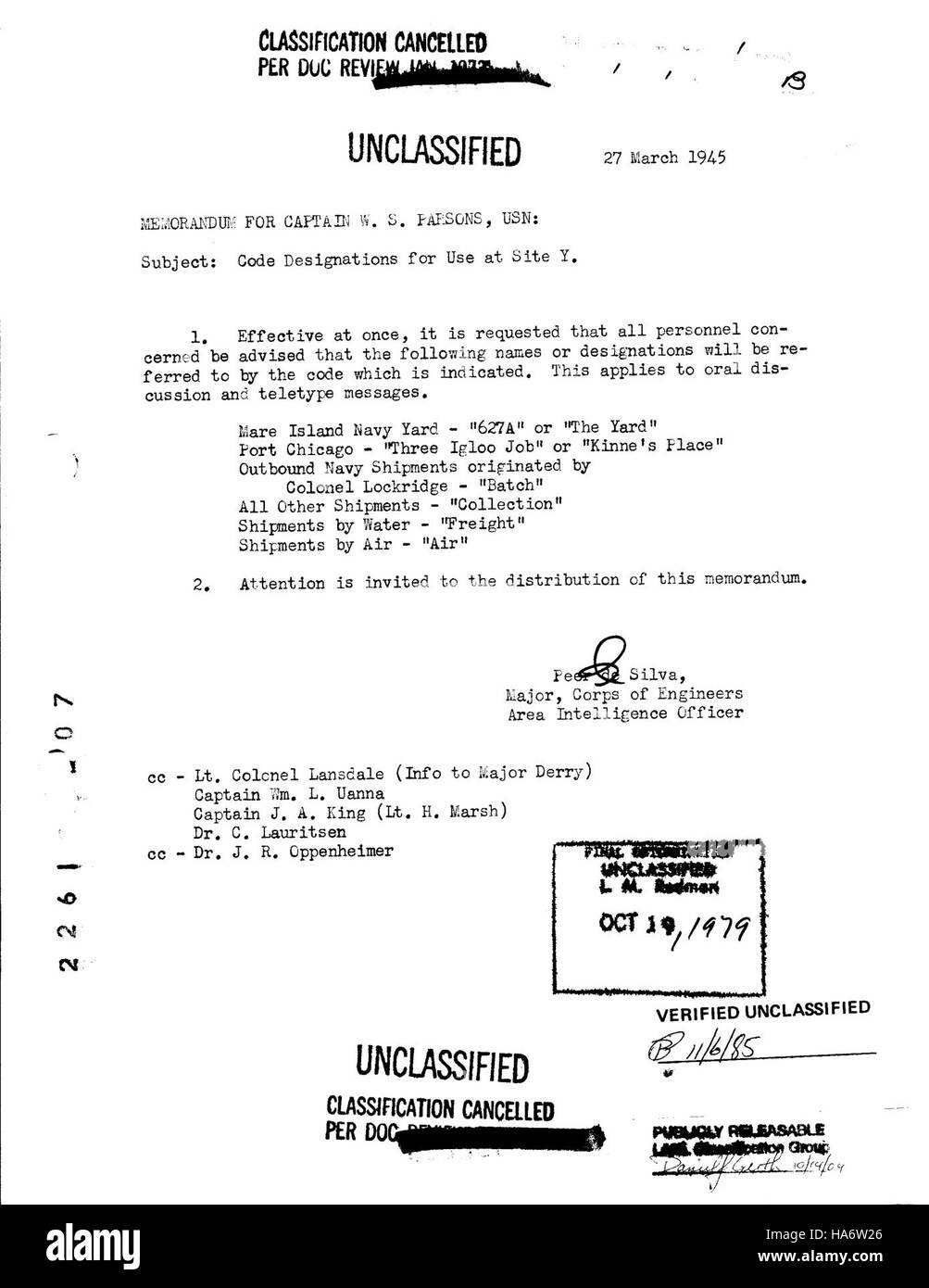 L'iniziativa Project-A Codewords si concentra sulla ricerca e lo sviluppo di progressi scientifici e tecnologici, con applicazioni nella sicurezza nazionale e nella conservazione ambientale. Foto Stock