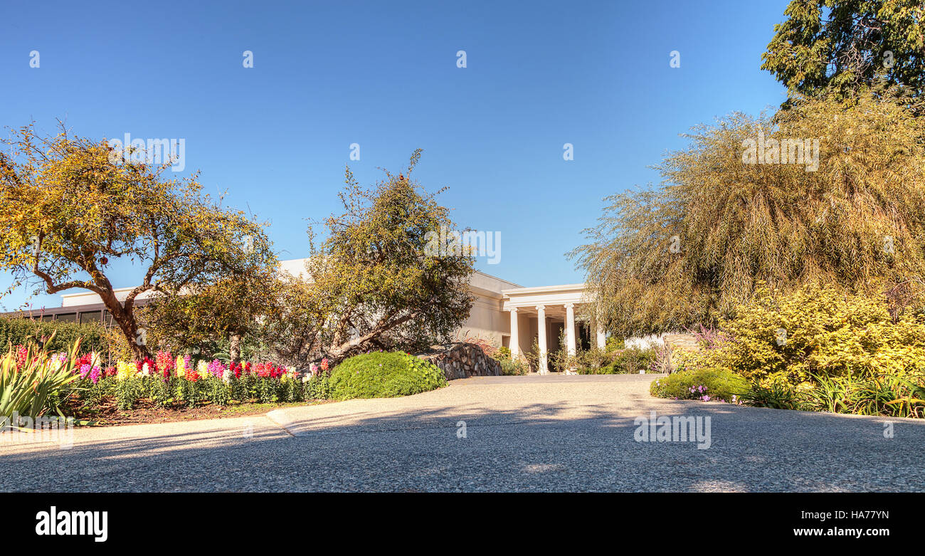 Los Angeles, CA, Stati Uniti d'America - 25 Novembre 2016: vista giardino dei motivi a Huntington Giardini Botanici a Los Angeles, Califor Foto Stock