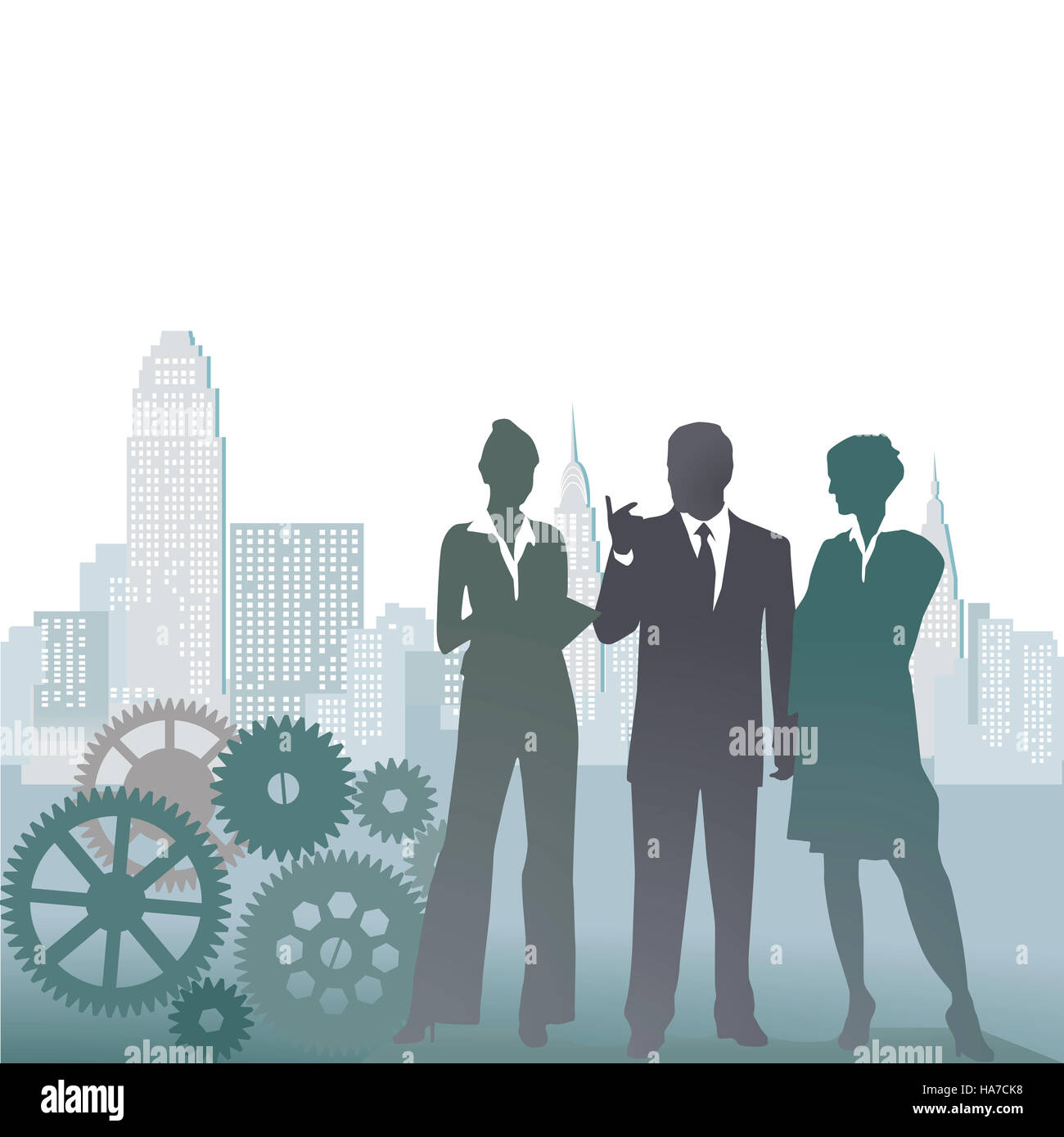 squadra di affari Foto Stock