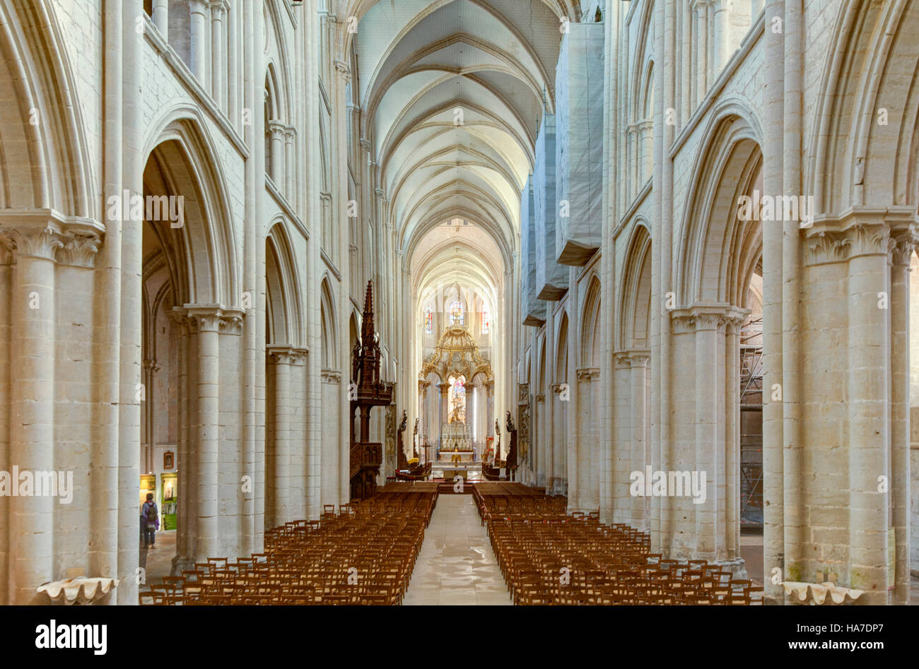 Fécamp (Francia settentrionale): chiesa dell'Abbazia di Santa Trinità Foto Stock