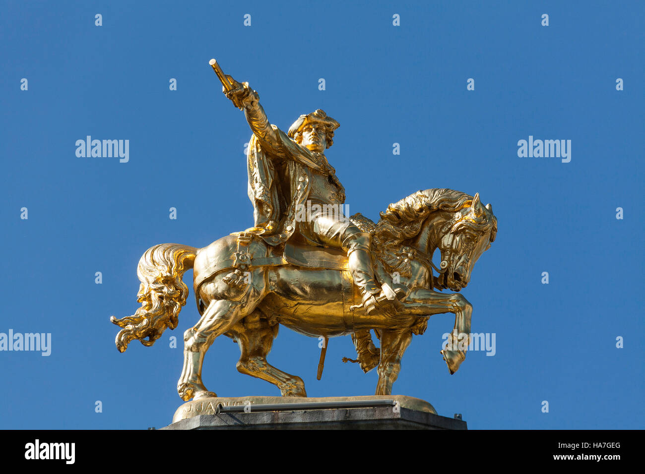 Il Belgio, Bruxelles: Statua di Charles Quint Foto Stock