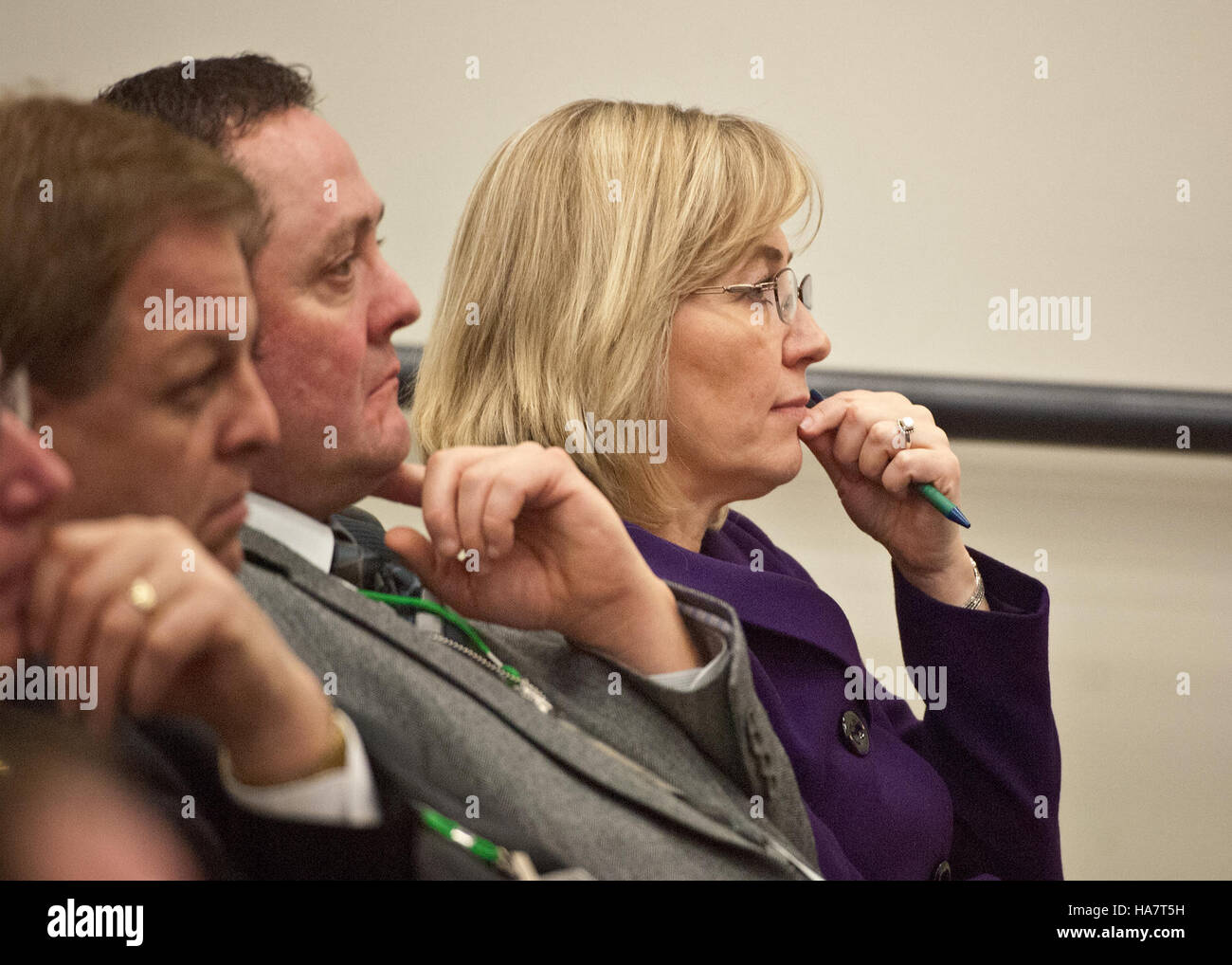 L'Office of Congressional Relations dell'USDA lavora a stretto contatto con gli organi legislativi e i comitati agricoli statali per influenzare le politiche agricole. Jennifer Yerzak, in qualità di direttrice, facilita il dialogo tra enti federali e statali per promuovere iniziative agricole e promuovere pratiche sostenibili nell'agricoltura e nella produzione alimentare degli Stati Uniti. Foto Stock