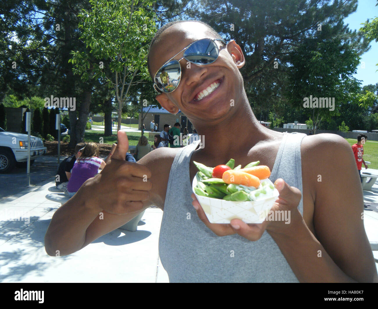 Il Boys and Girls Club della contea di Ada fornisce programmi post-scuola per i giovani, concentrandosi sull'istruzione, lo sviluppo della leadership e l'impegno della comunità. Il Dipartimento dell'Agricoltura degli Stati Uniti sostiene iniziative che promuovono stili di vita sani per bambini e famiglie. Foto Stock