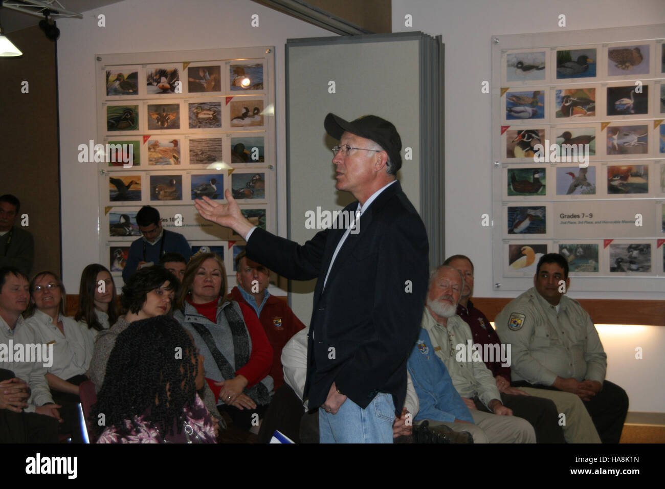 6426468645 usfwsmidwest Segretario degli Interni Salazar in Indiana Foto Stock