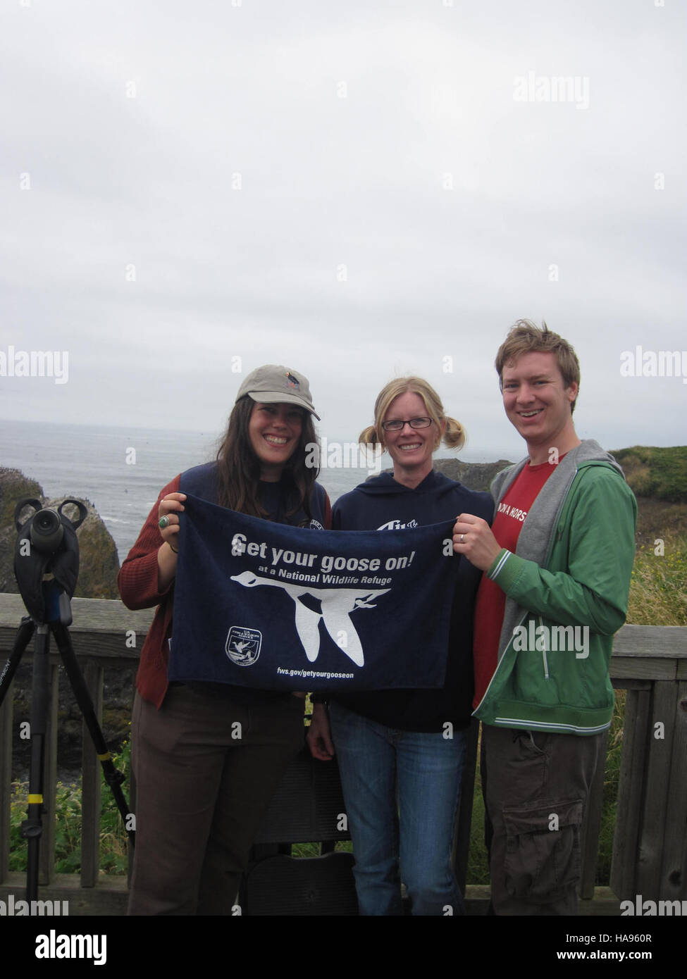 Un programma intitolato "Get Your Goose On" incoraggia i visitatori ad esplorare e apprezzare le diverse specie di uccelli acquatici presenti nel parco, sostenendo gli sforzi per la conservazione degli uccelli. Foto Stock