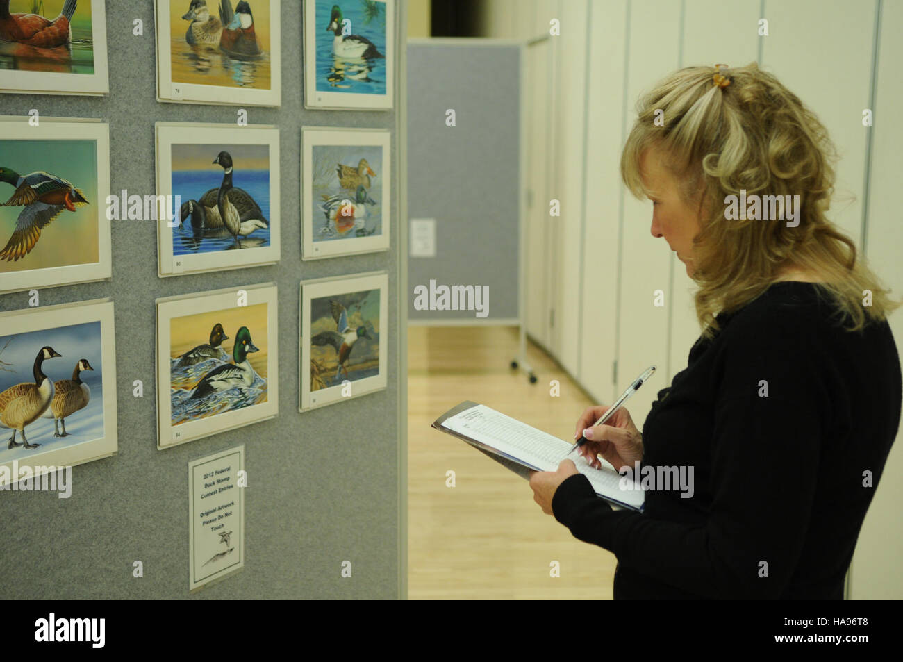 Questa immagine raffigura un evento di valutazione, probabilmente legato alla fauna selvatica o alla natura, nella regione di Mountain Prairie gestita dal servizio ittico e faunistico degli Stati Uniti. L'attenzione è rivolta alla valutazione o valutazione di argomenti specifici in un ambiente naturale, riflettendo l'impegno dell'organizzazione nella conservazione e nella gestione dell'ambiente. Foto Stock