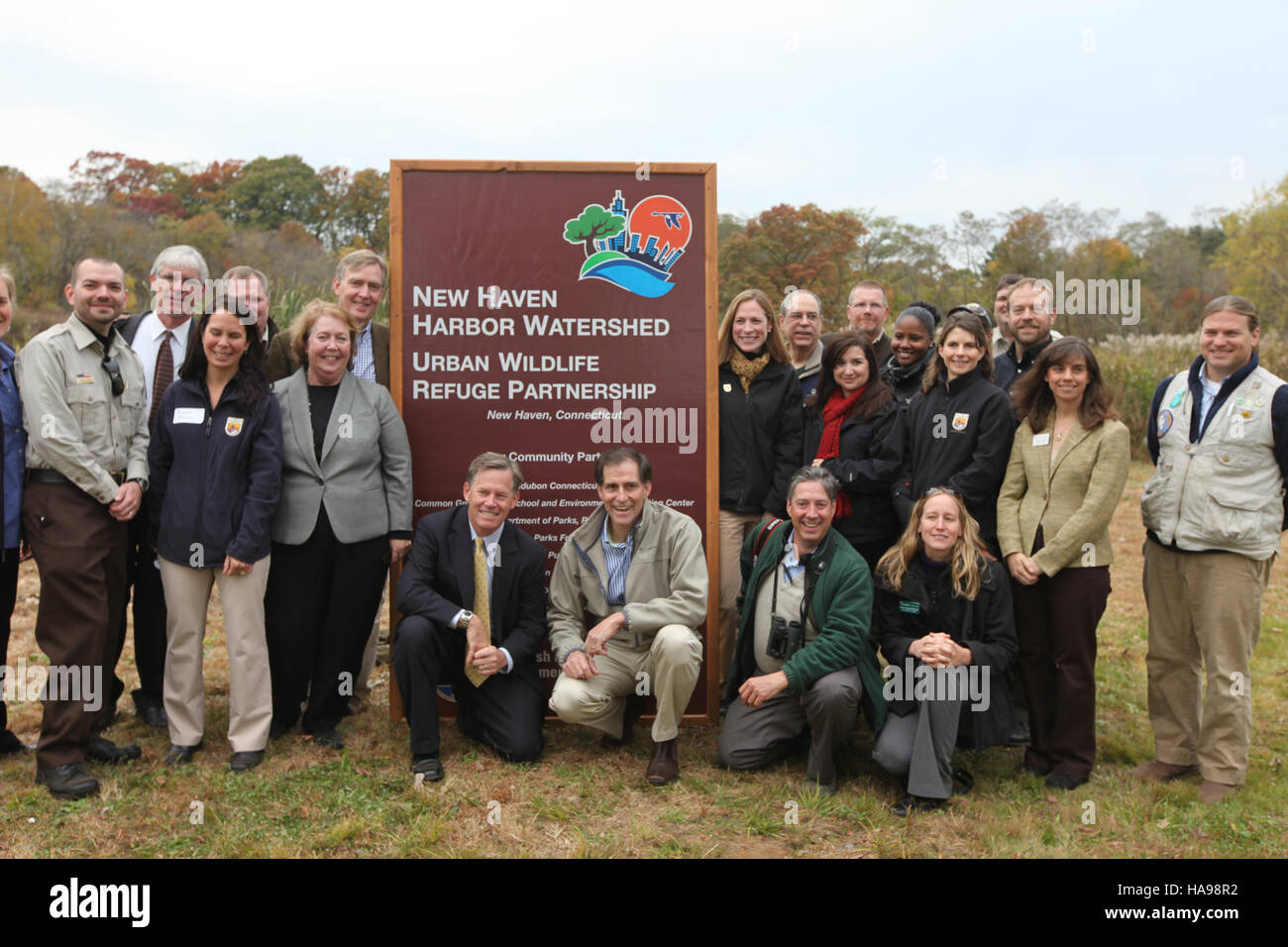 La Audubon Society of Connecticut si concentra sulla protezione delle specie e degli habitat di uccelli in tutto lo stato. Le loro iniziative mirano a preservare la biodiversità aviaria e a promuovere l'educazione ambientale nei parchi nazionali della regione. Foto Stock
