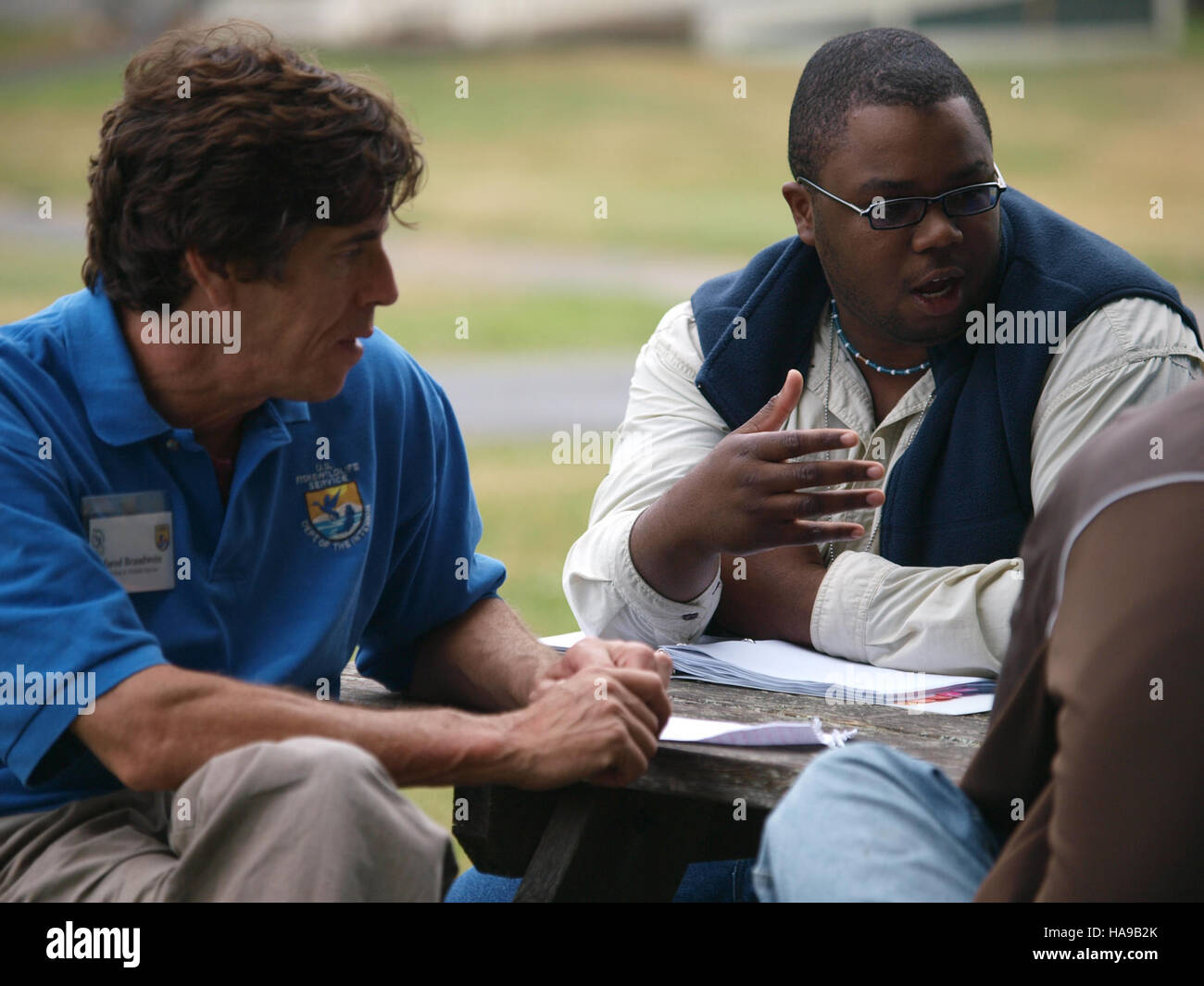 Il Rachel Carson National Wildlife Refuge ospita dibattiti sull'etica della conservazione nell'ambito del programma CIP. Queste discussioni si concentrano sulle sfide legate al bilanciamento dell'attività umana con la conservazione dell'ambiente. Foto Stock