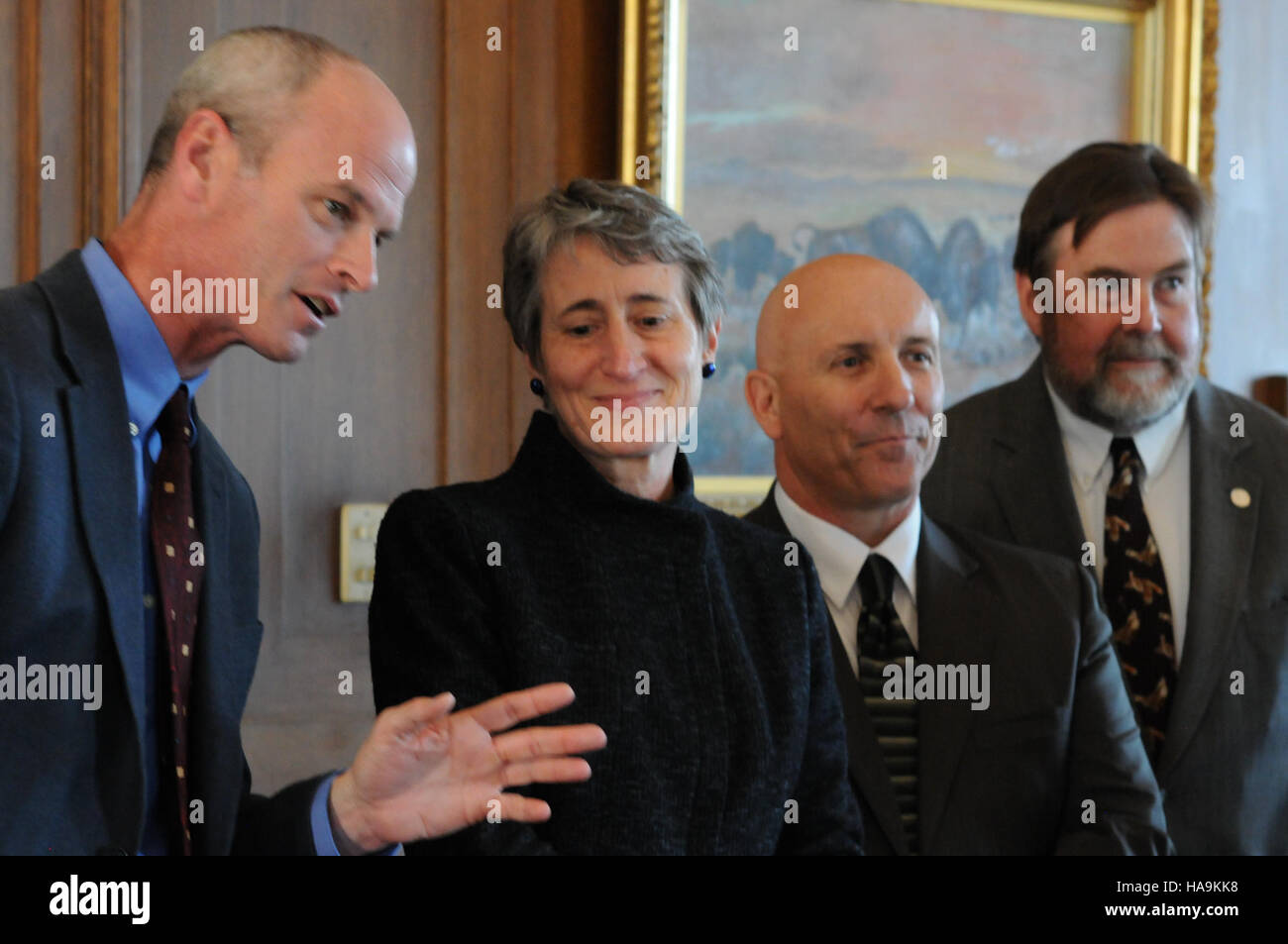 Il Dipartimento degli interni degli Stati Uniti gestisce vari parchi nazionali e monumenti, concentrandosi sulla loro conservazione e fornendo ai visitatori l'accesso alla bellezza naturale e al significato storico di queste aree. Foto Stock