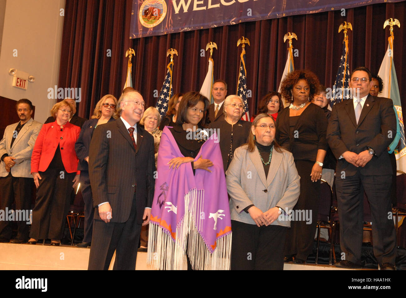 3932728430 usinterior First Lady Michelle Obama visite interni - Febbraio 9, 2009 Foto Stock