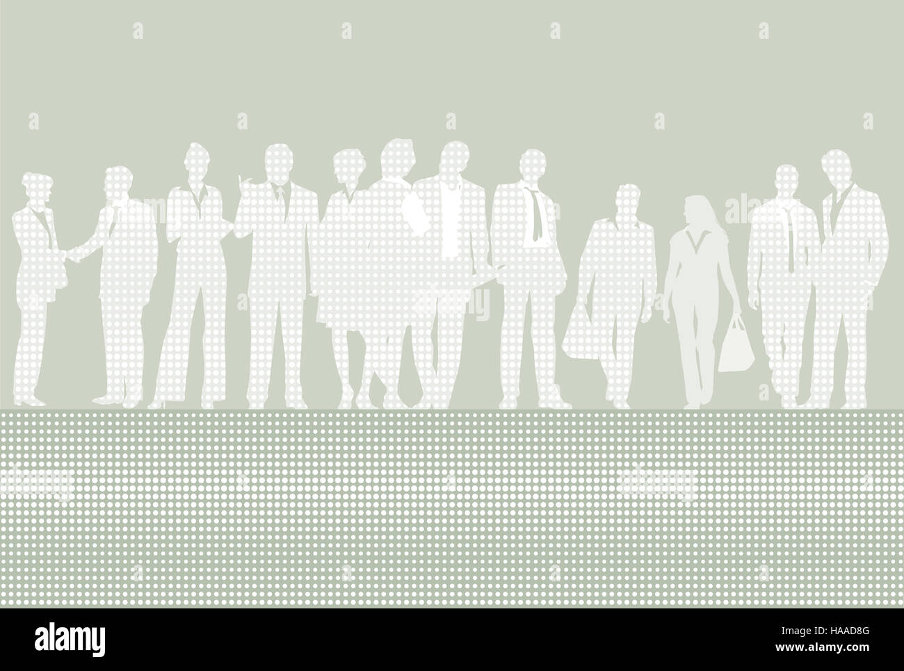 Grave la gente di affari Foto Stock