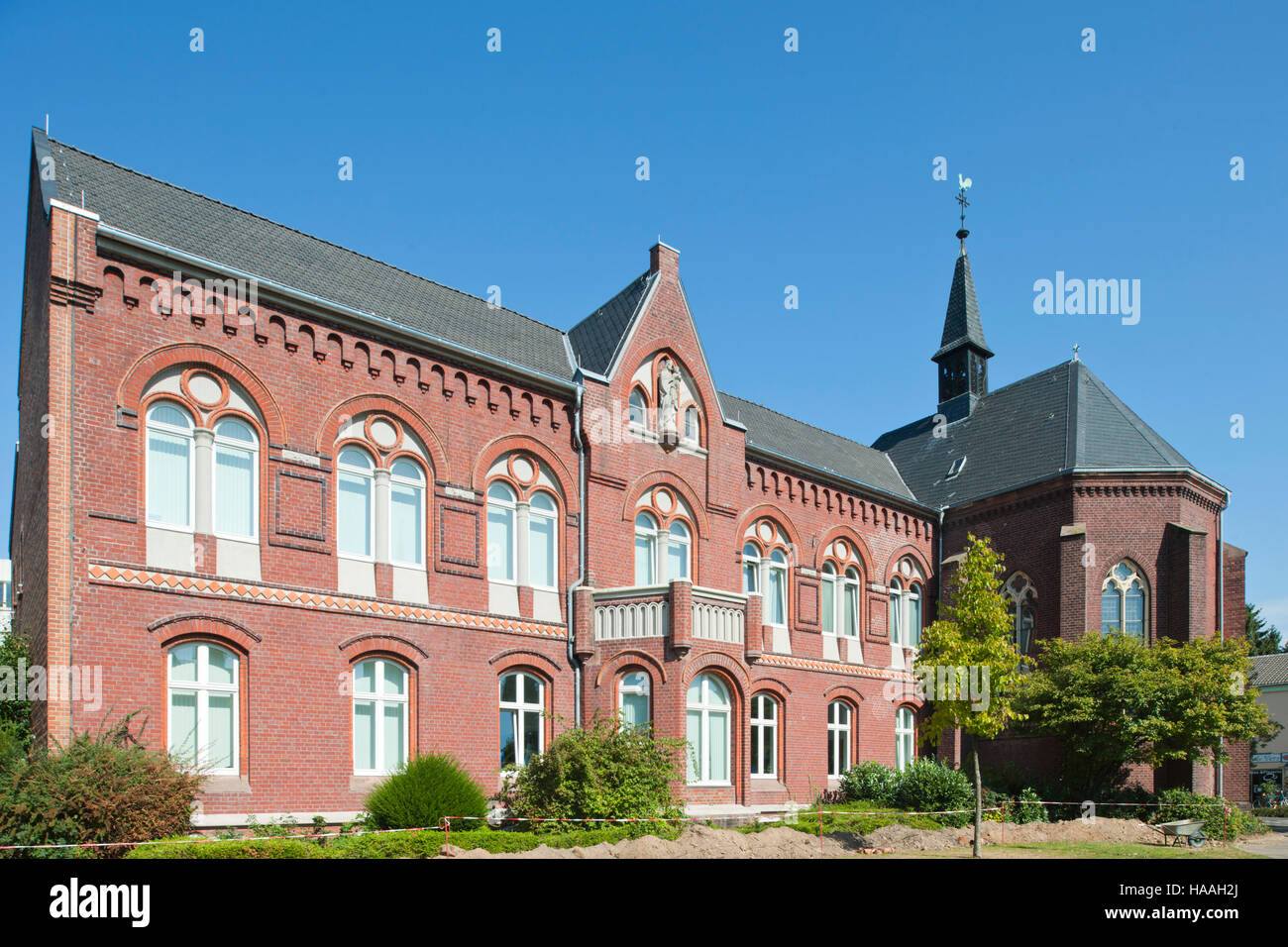 Deutschland, Renania settentrionale-Vestfalia, Kreis Viersen, Nettetal-Lobberich, Marienhospital eröffnet (1885) Foto Stock