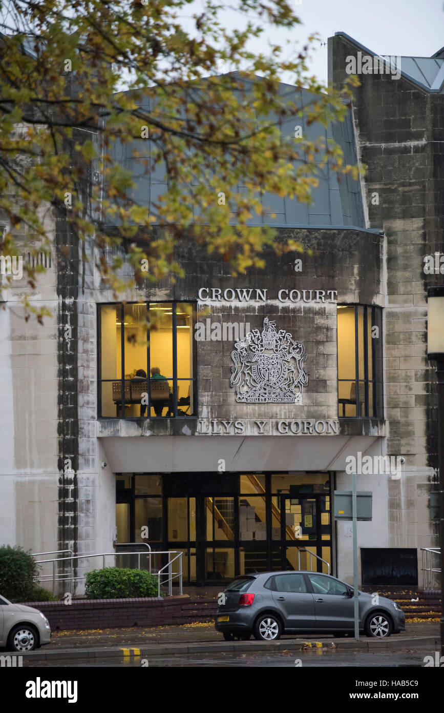 Swansea Crown Court di Swansea, South Wales, Regno Unito. Foto Stock