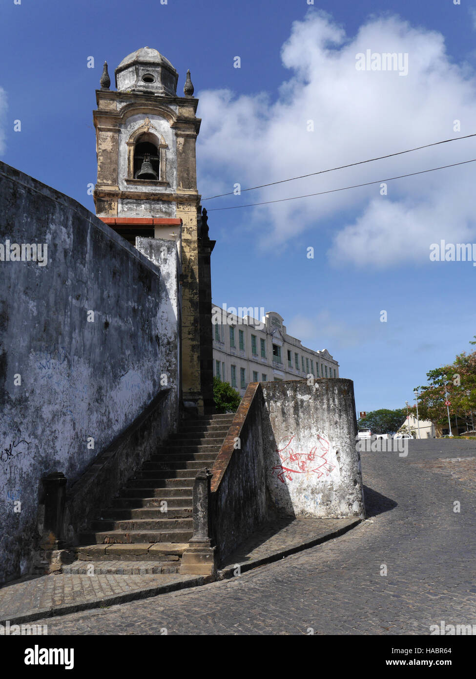 Scena di strada Olinda Brasile Foto Stock