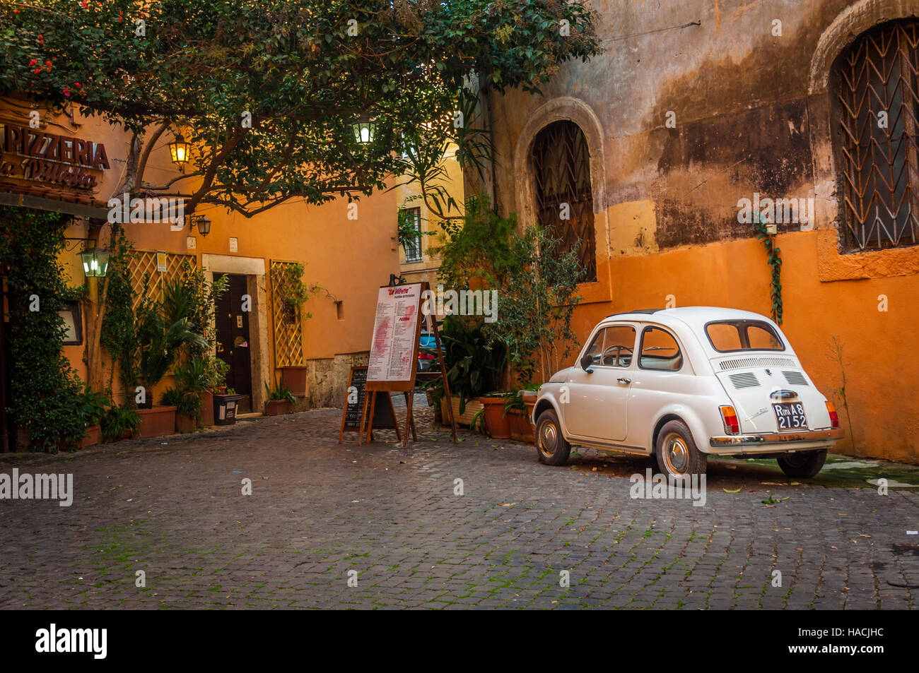 Roma, a Trastevere Foto Stock
