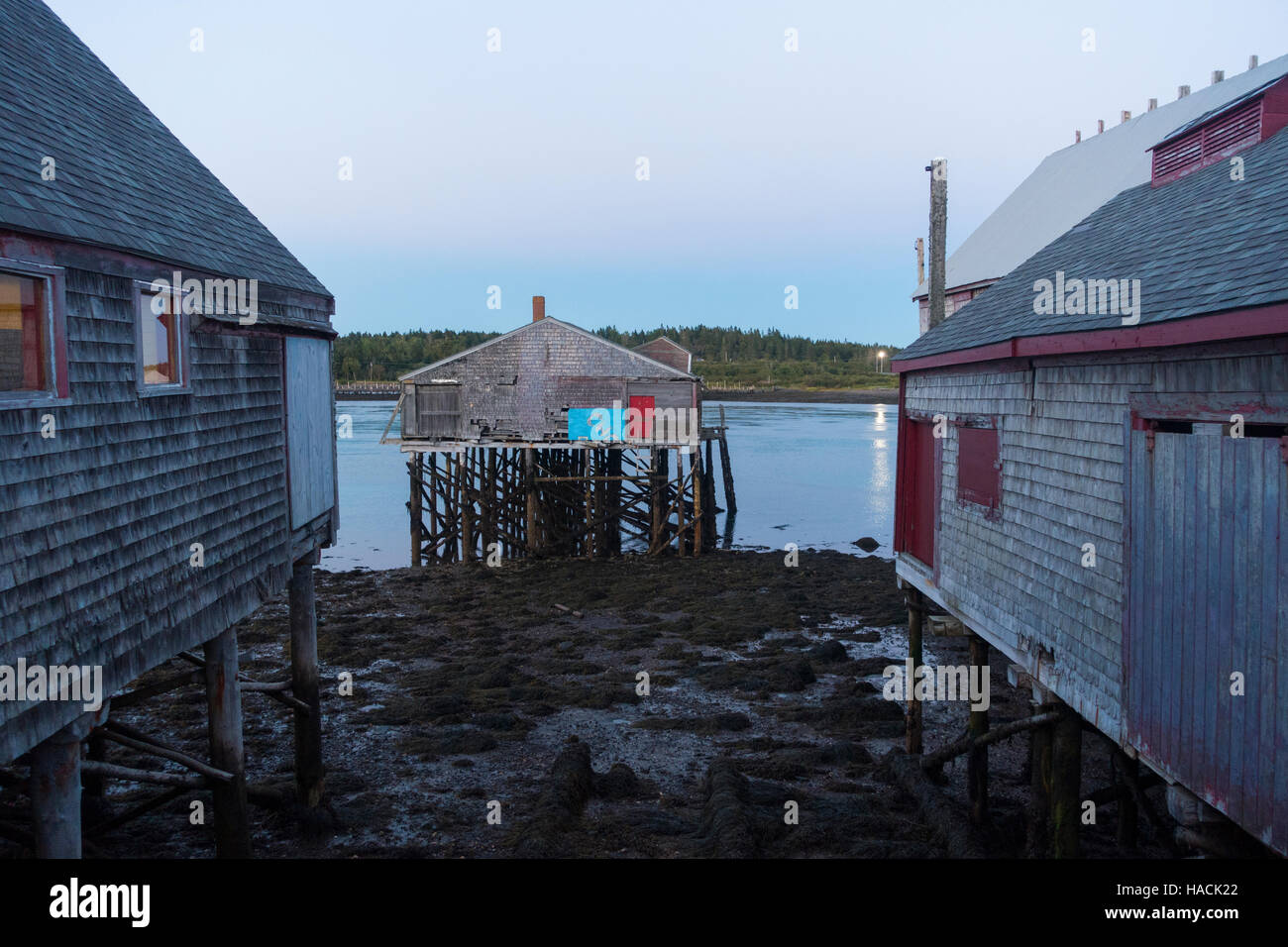 Lubec Maine ME Foto Stock