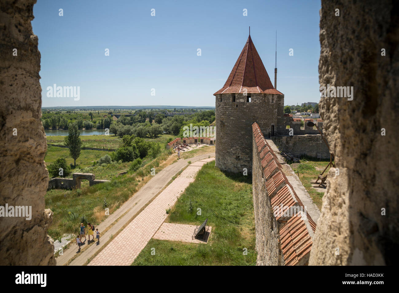 Fortezza nel Bender (Tighina), Transnistria (Moldavia) Foto Stock