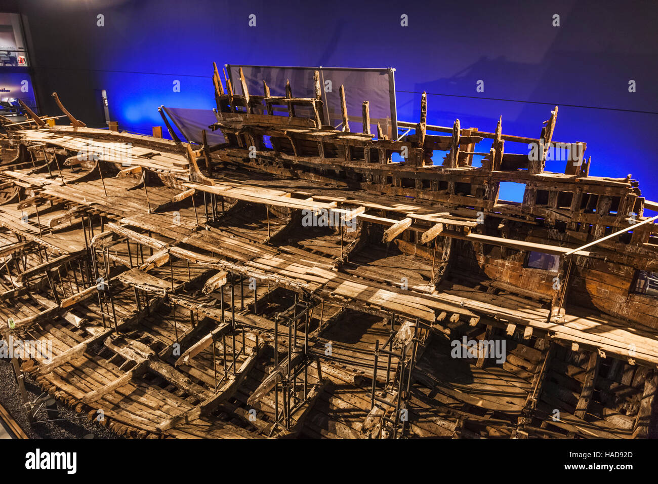 Inghilterra, Hampshire, Portsmouth, Portsmouth Historic Dockyard, il Mary Rose Foto Stock