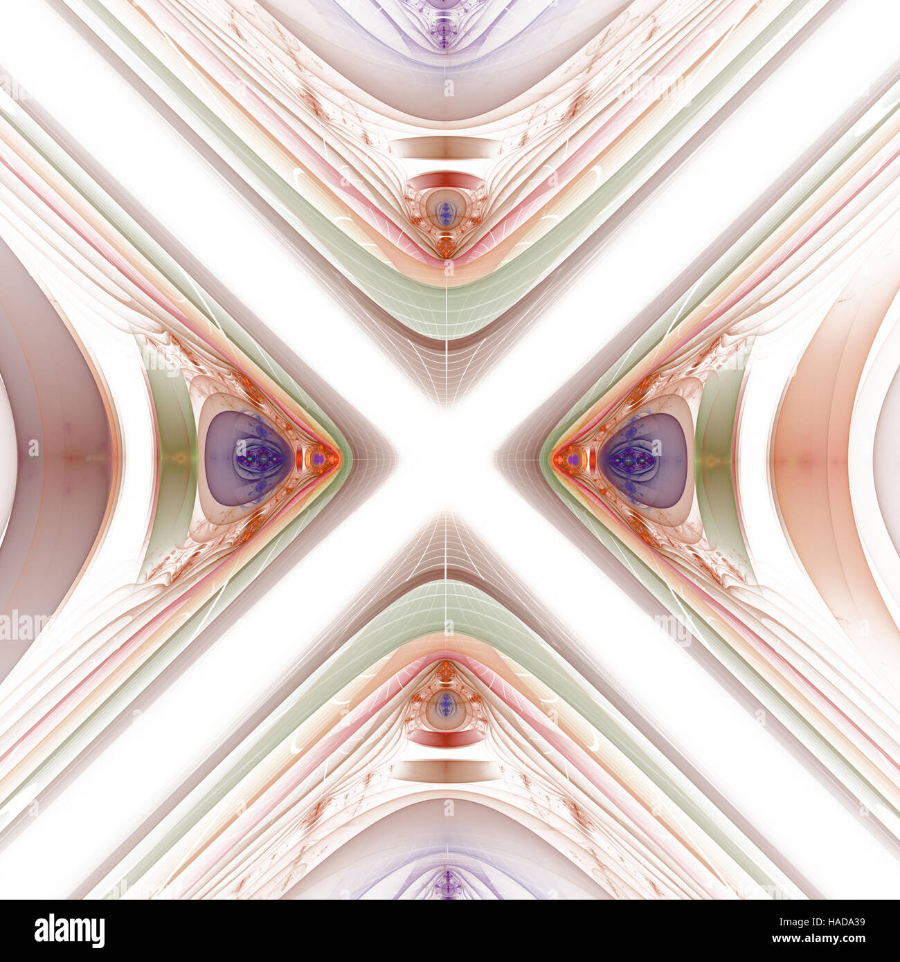 Abstract fractal computer sfondo immagine generata Foto Stock