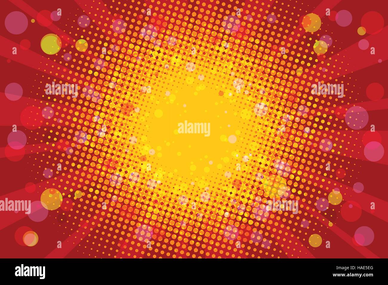 Caldo e soleggiato sfondo carnevale Illustrazione Vettoriale