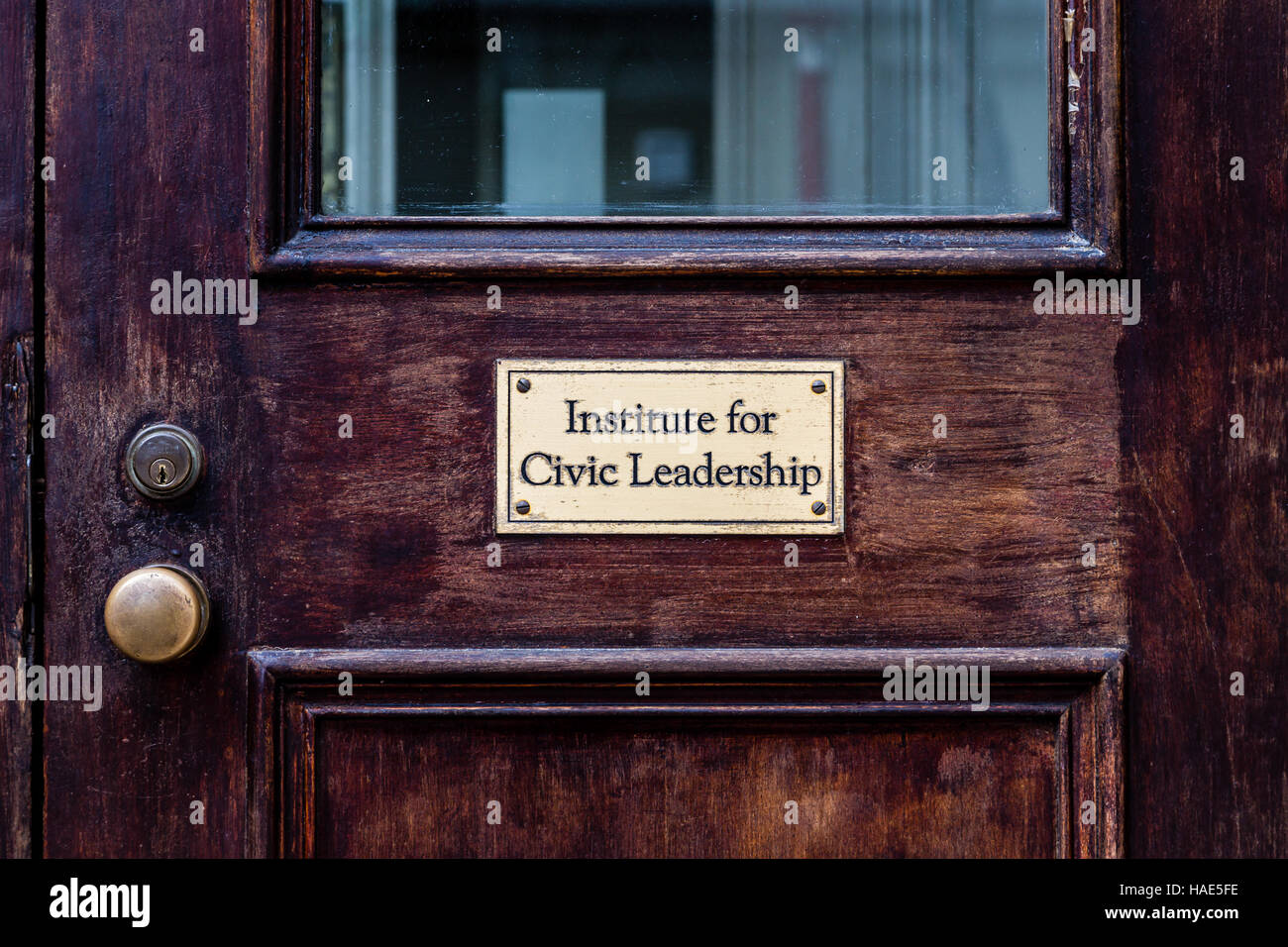 Institure per la leadership di civica Foto Stock