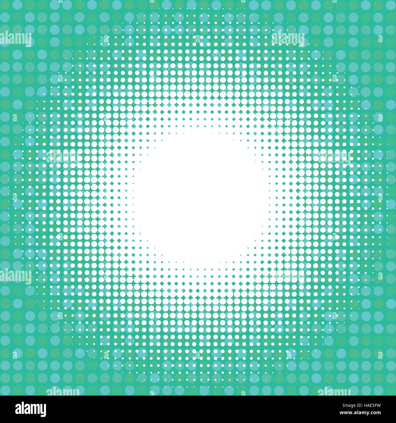 Luce halfton sul verde sfondo digitale Illustrazione Vettoriale