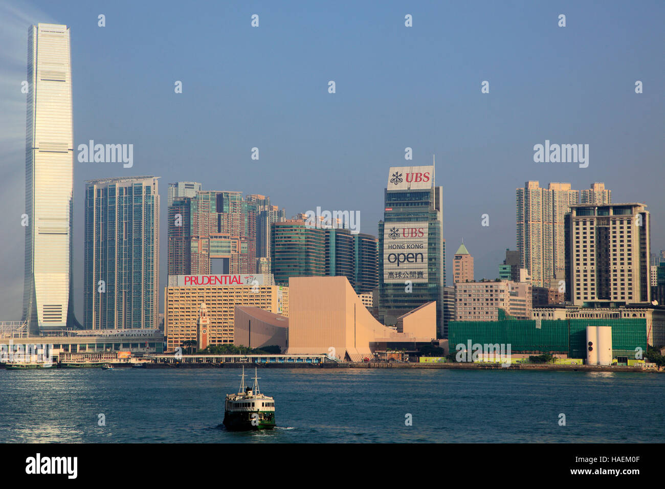 Cina, Hong Kong, Kowloon, skyline, Foto Stock