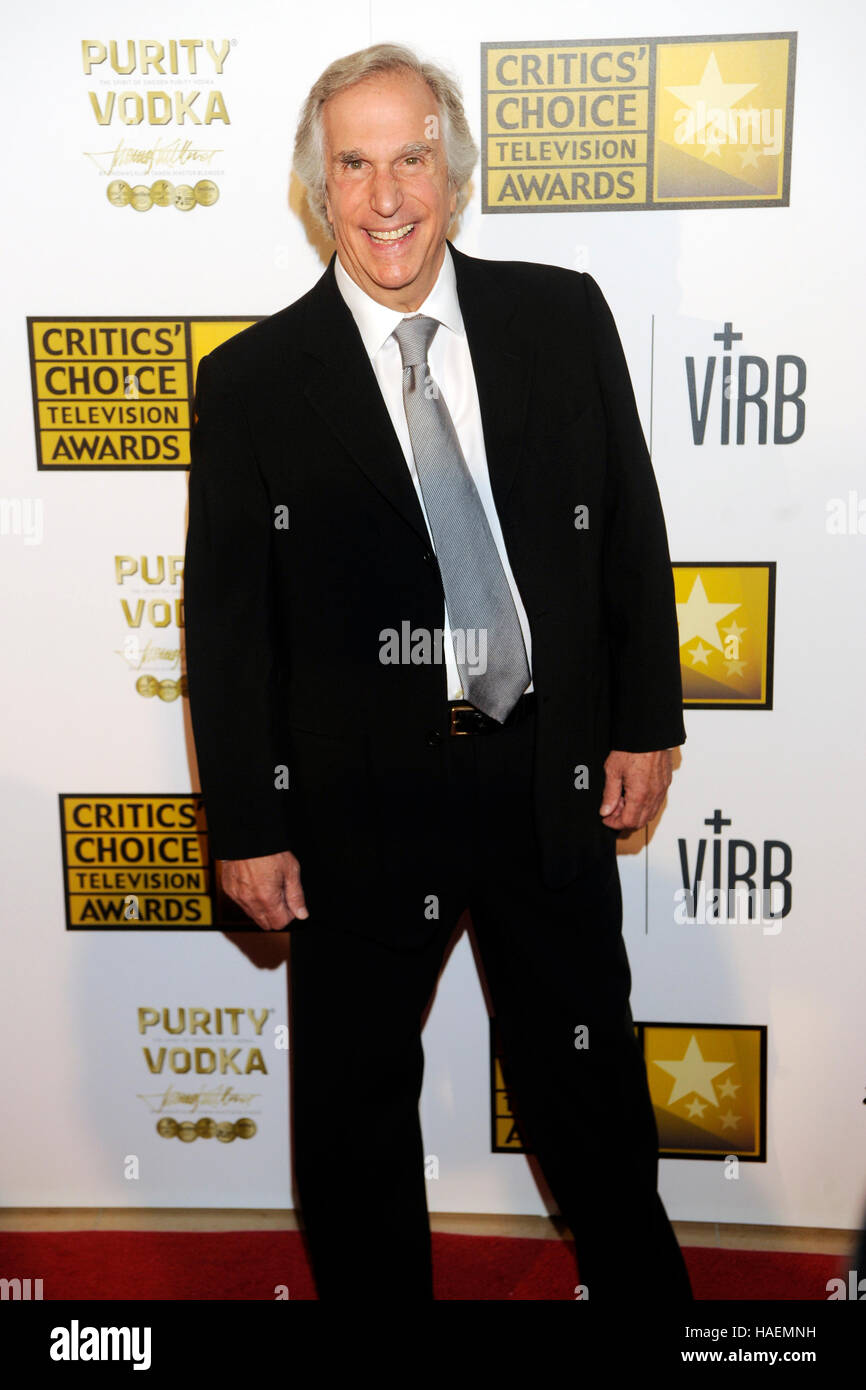 Henry Winkler arriva presso il Broadcast Television Journalists Association la terza critica annuale la scelta dei premi televisivi presso il Beverly Hilton Hotel il 10 giugno 2013 a Los Angeles, California. Foto Stock